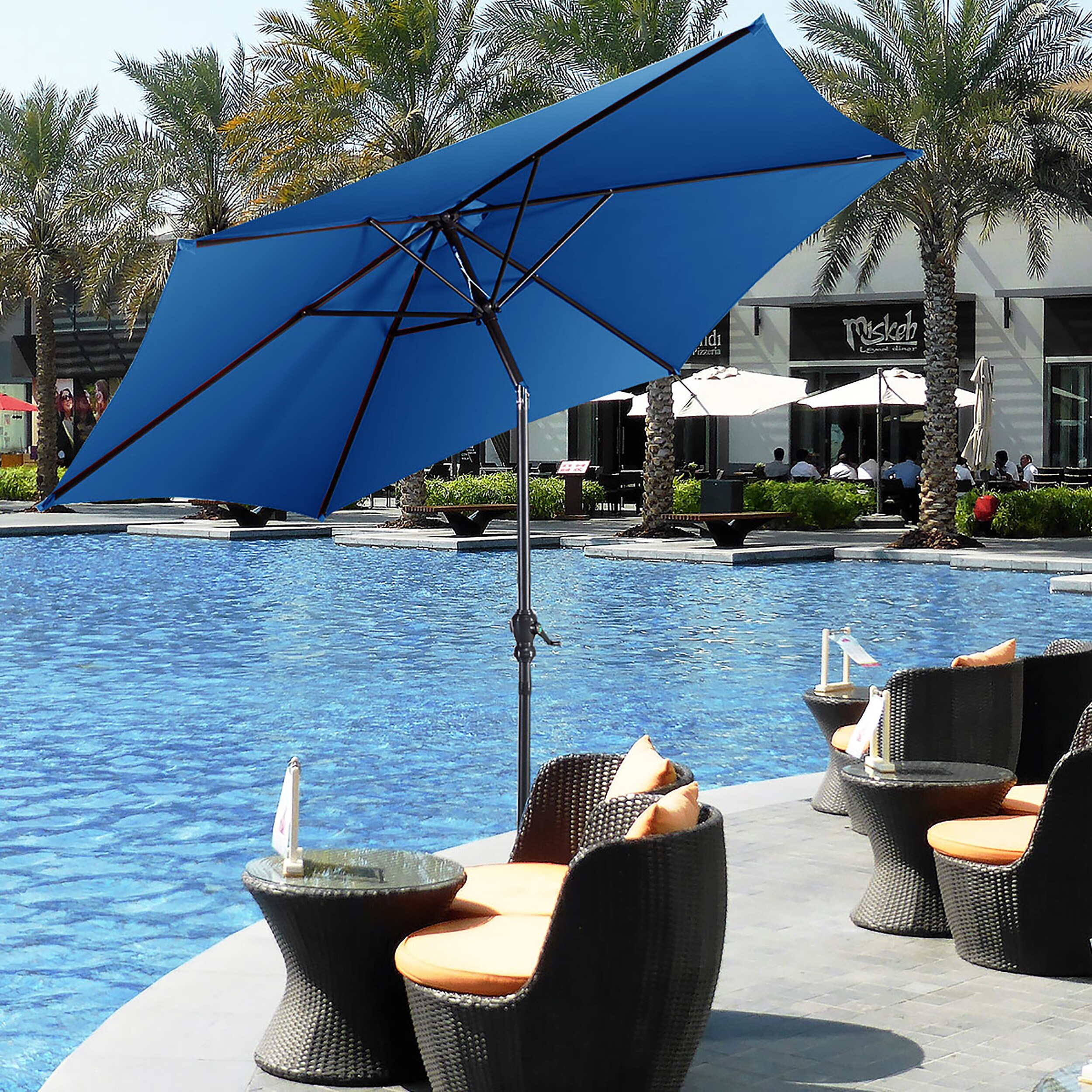 Costway OP2807BL Umbrellas-2 - View #6