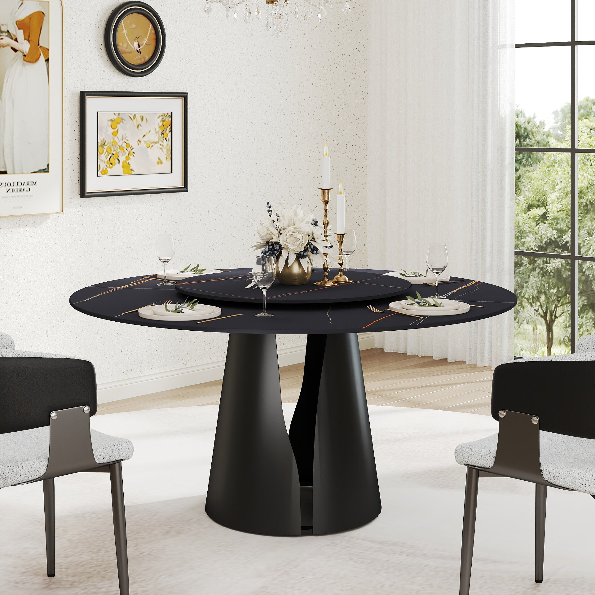 BuotiqHom DH-AT-150B80B-3B Dining-Tables - View #2