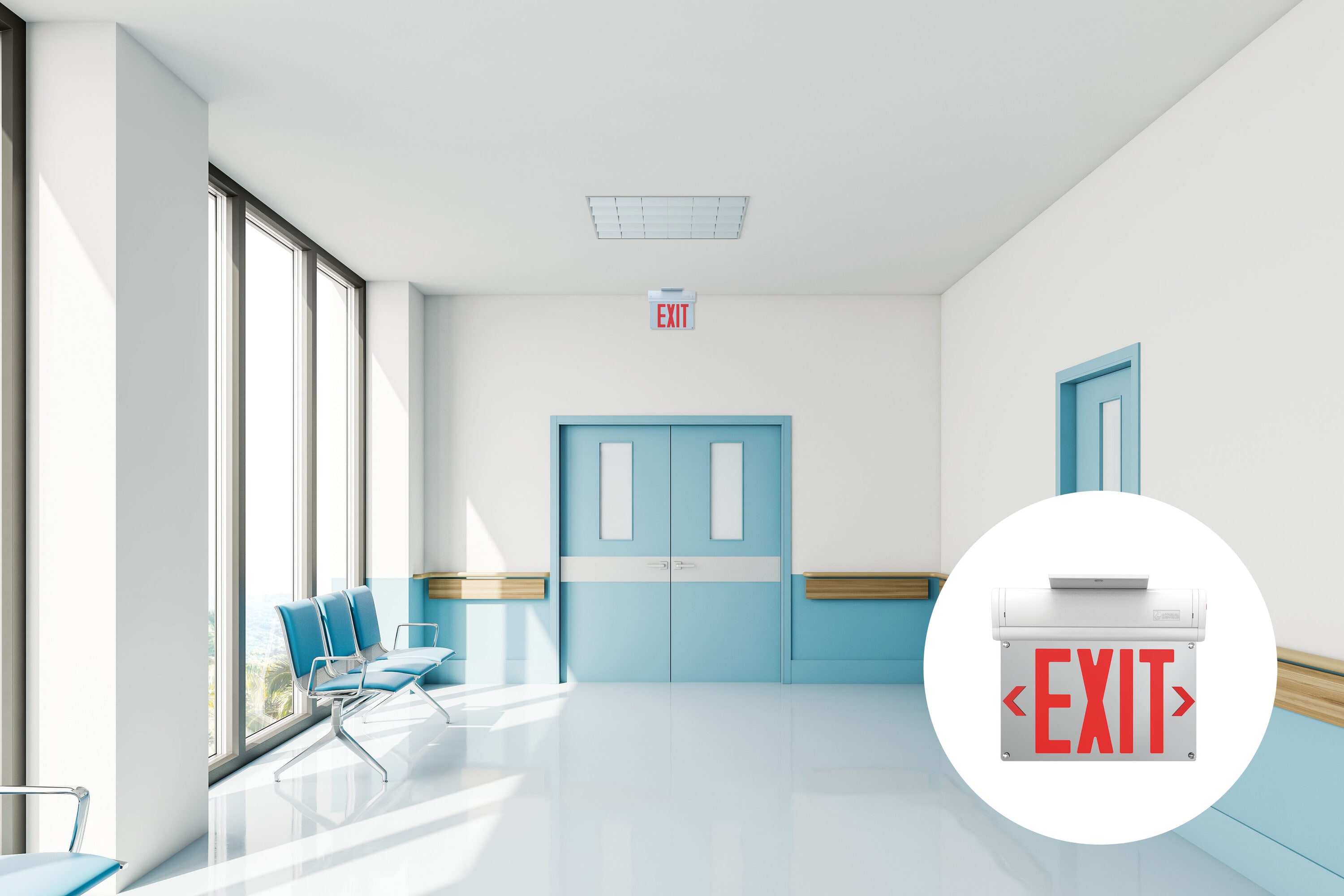 Lithonia Lighting BEWRSMM6 Emergency-Exit-Lighting - View #10