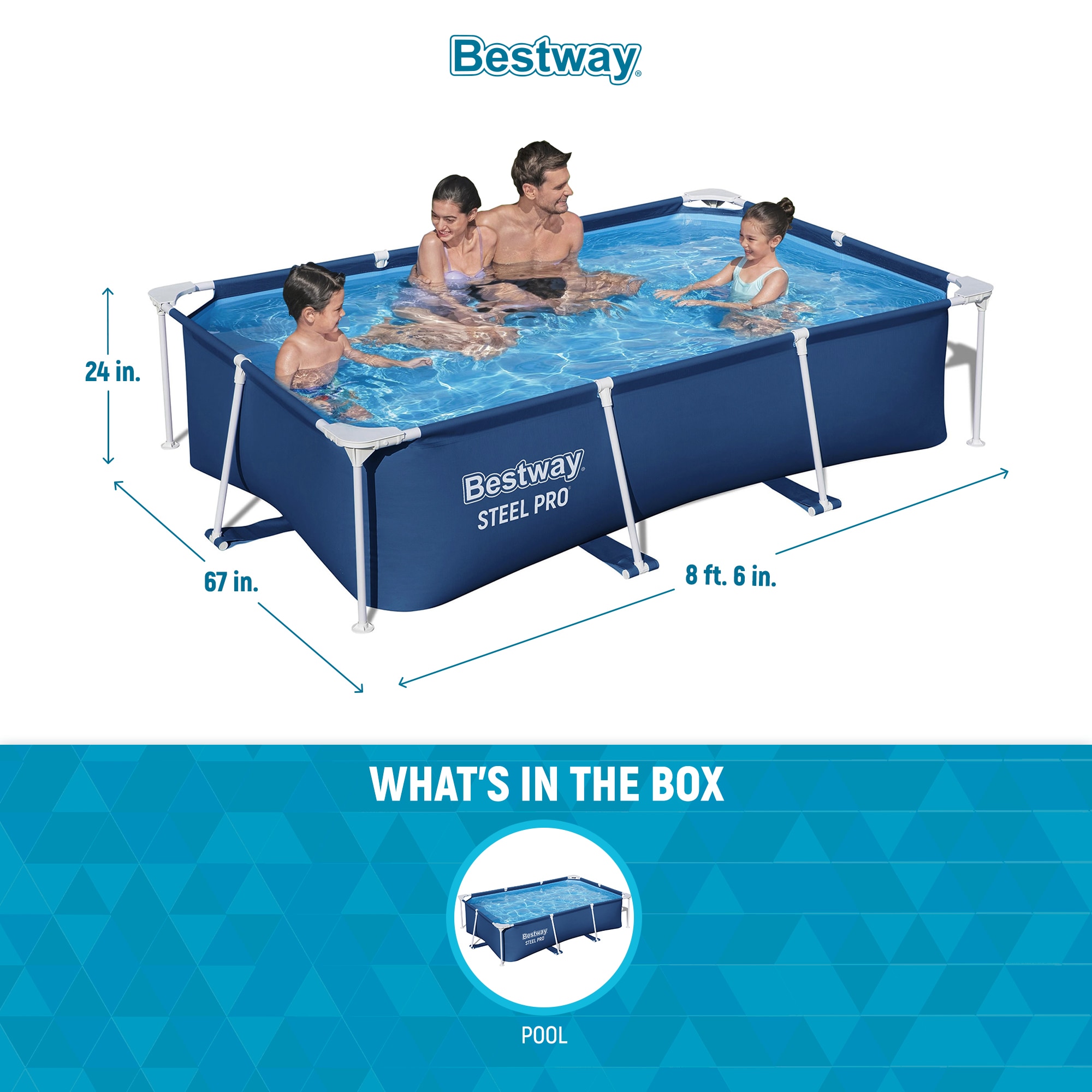 Bestway 56496E-BW Above-Ground-Pools - View #3