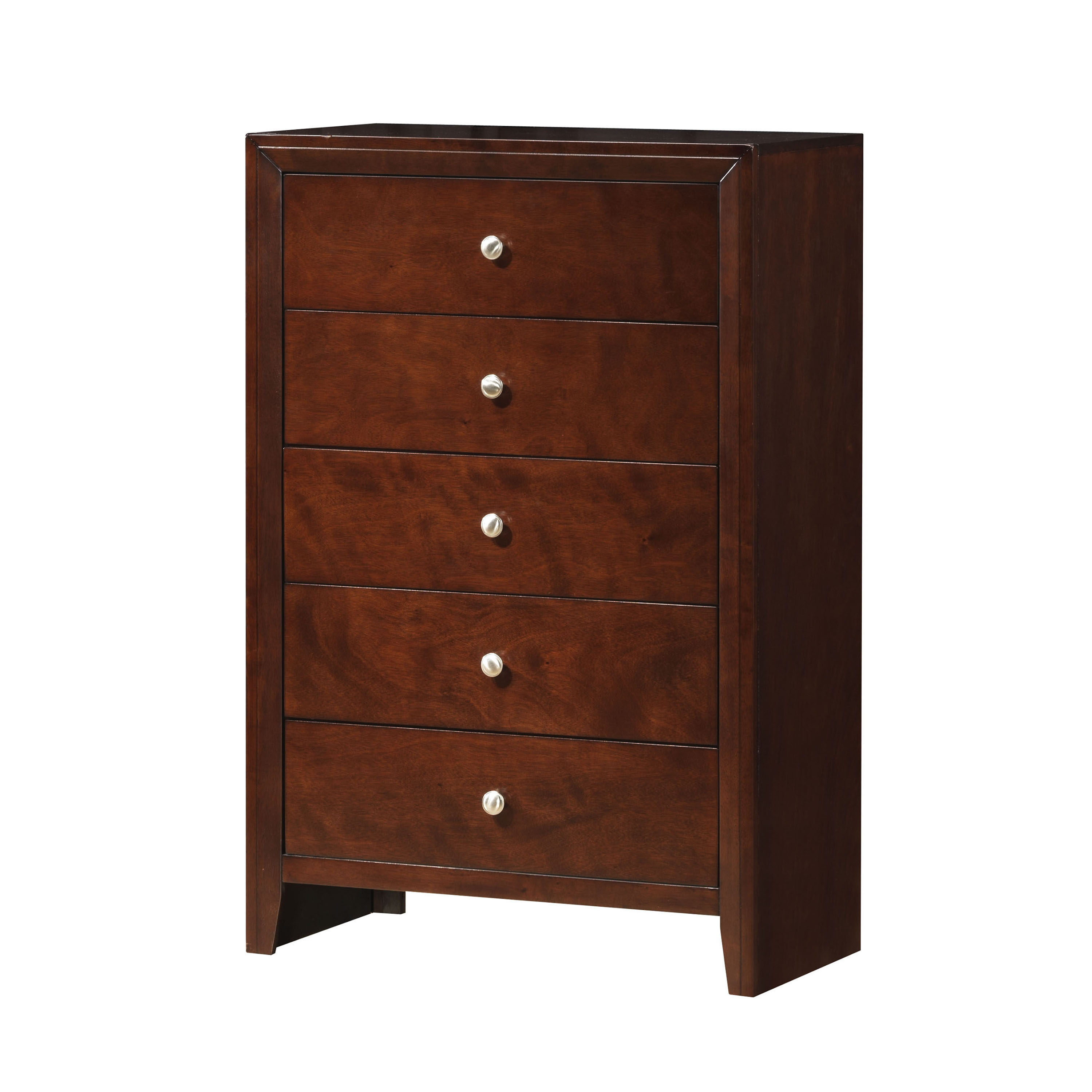 Benzara BM205629 Brown 5-Drawer Accent Chest