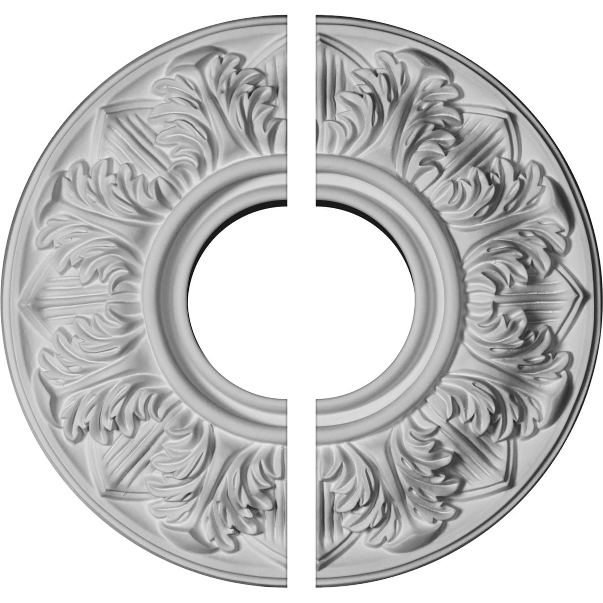 Ekena Millwork CM13WH2-05500 Whitman 13-in W x 13-in L Primed Polyurethane Ceiling Medallion