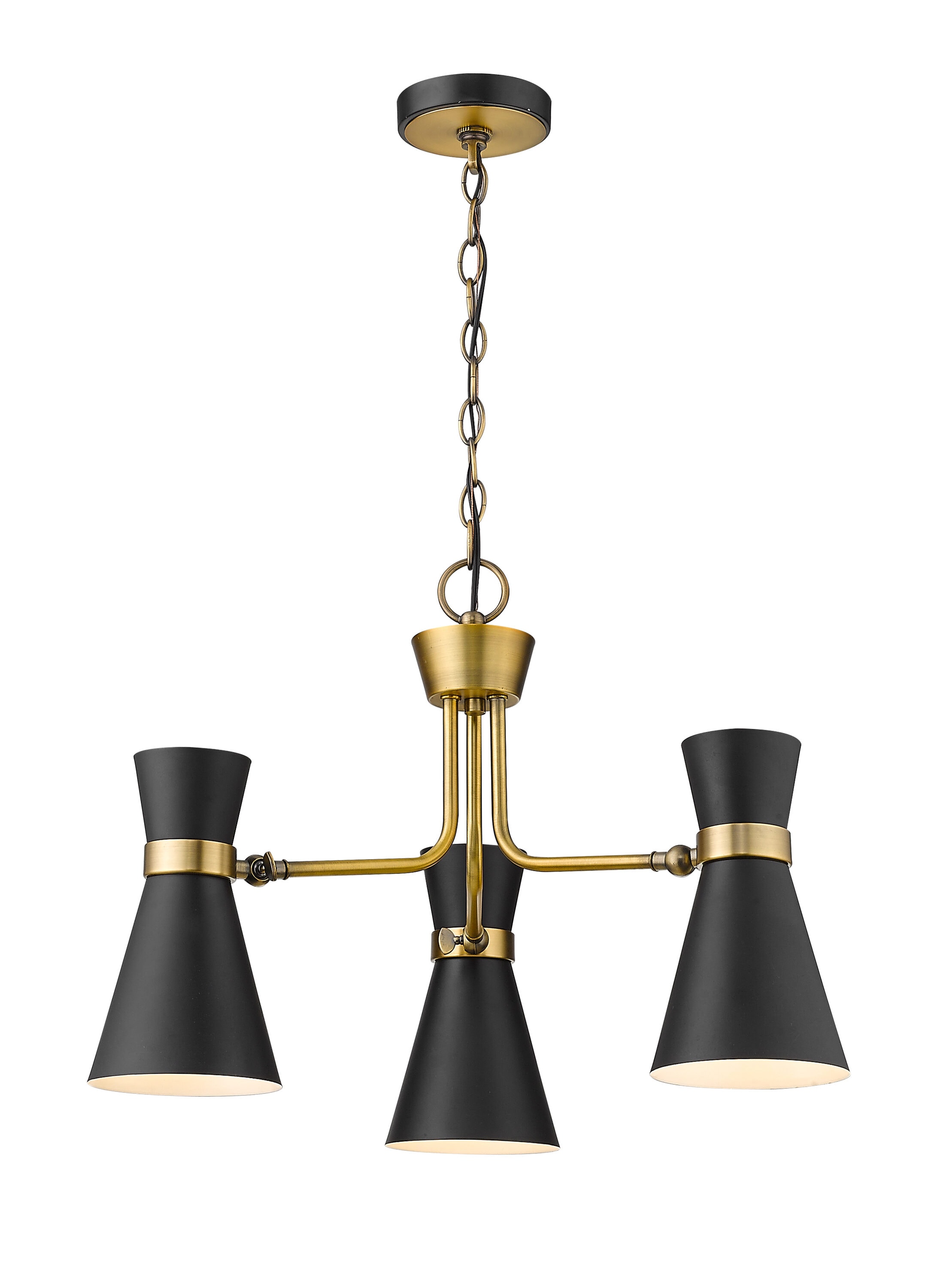 Z-Lite 728-3MB-HBR Soriano 3 -Light Multiple finishes Multiple colors Modern/contemporary For Use in Dining Rooms, Foyers, Kitchens, Chandelier