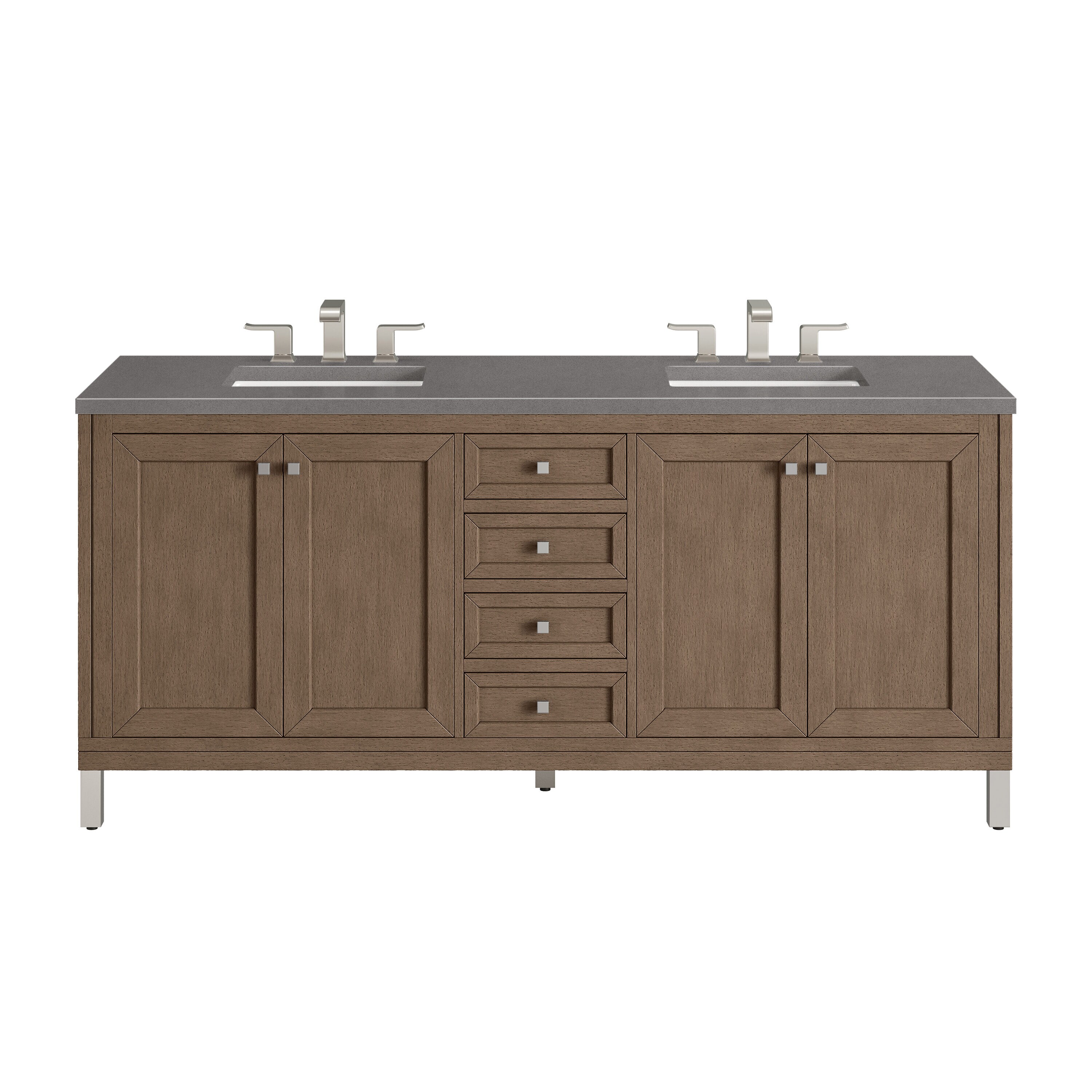 James Martin Vanities 305-V72-WWW-3GEX Bath-Vanity-Combo - View #2