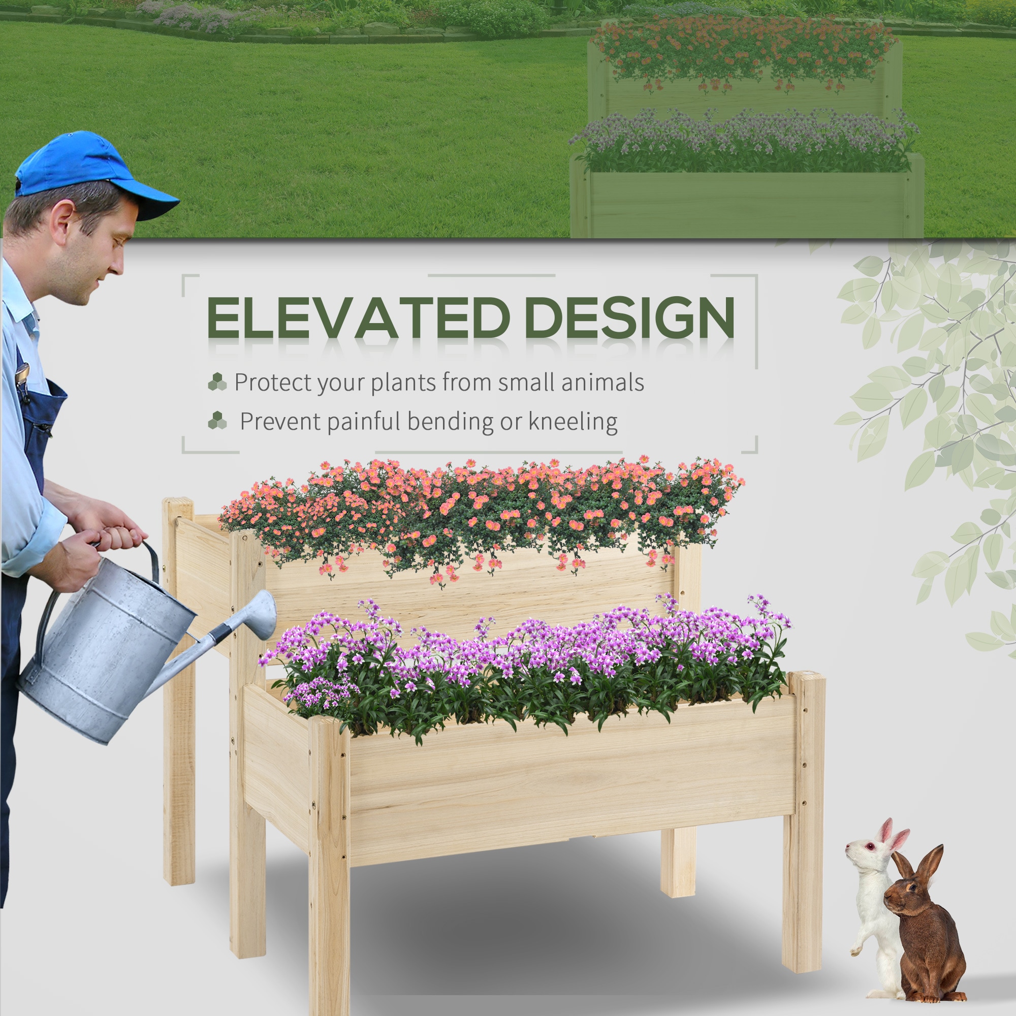 Damerin W217RA Raised-Planter-Boxes - View #4