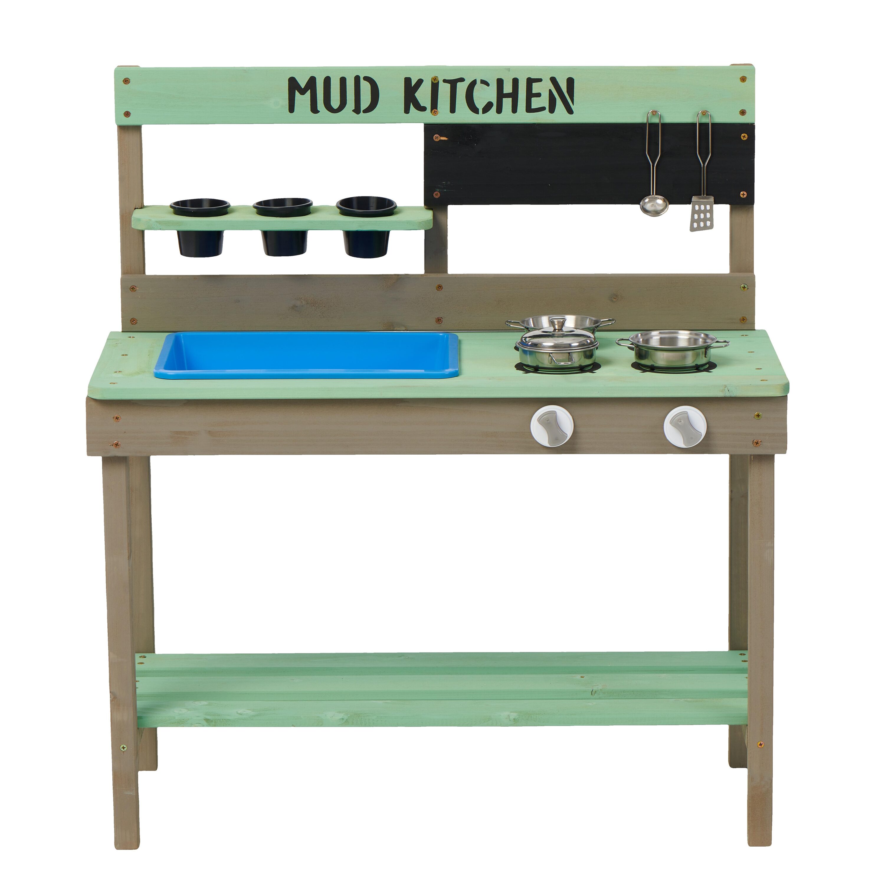AHIOU HOME ZAAHG-P270428PB Kenosha 31-in x 35-in x 15-in Light Green Potting Bench