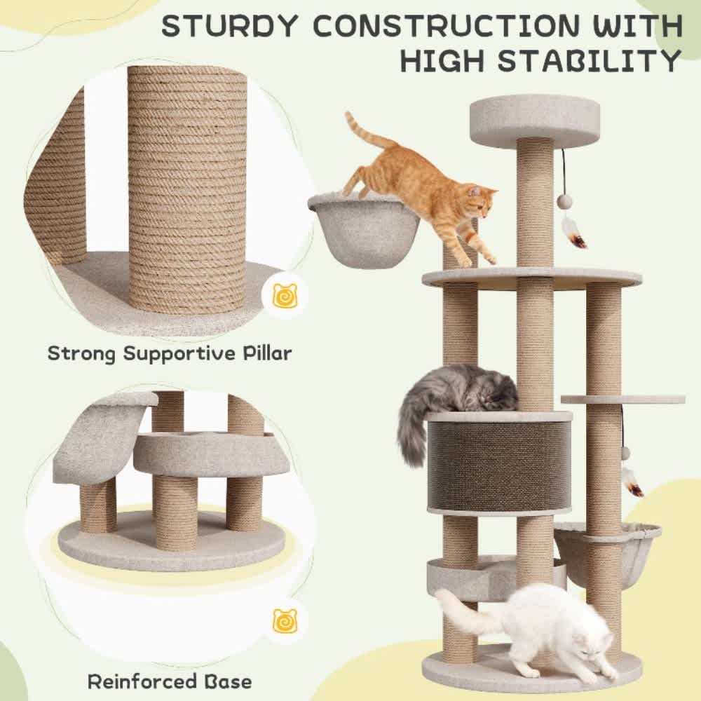 U-HOMY ZZ-146GY-PT Cat-Trees - View #7