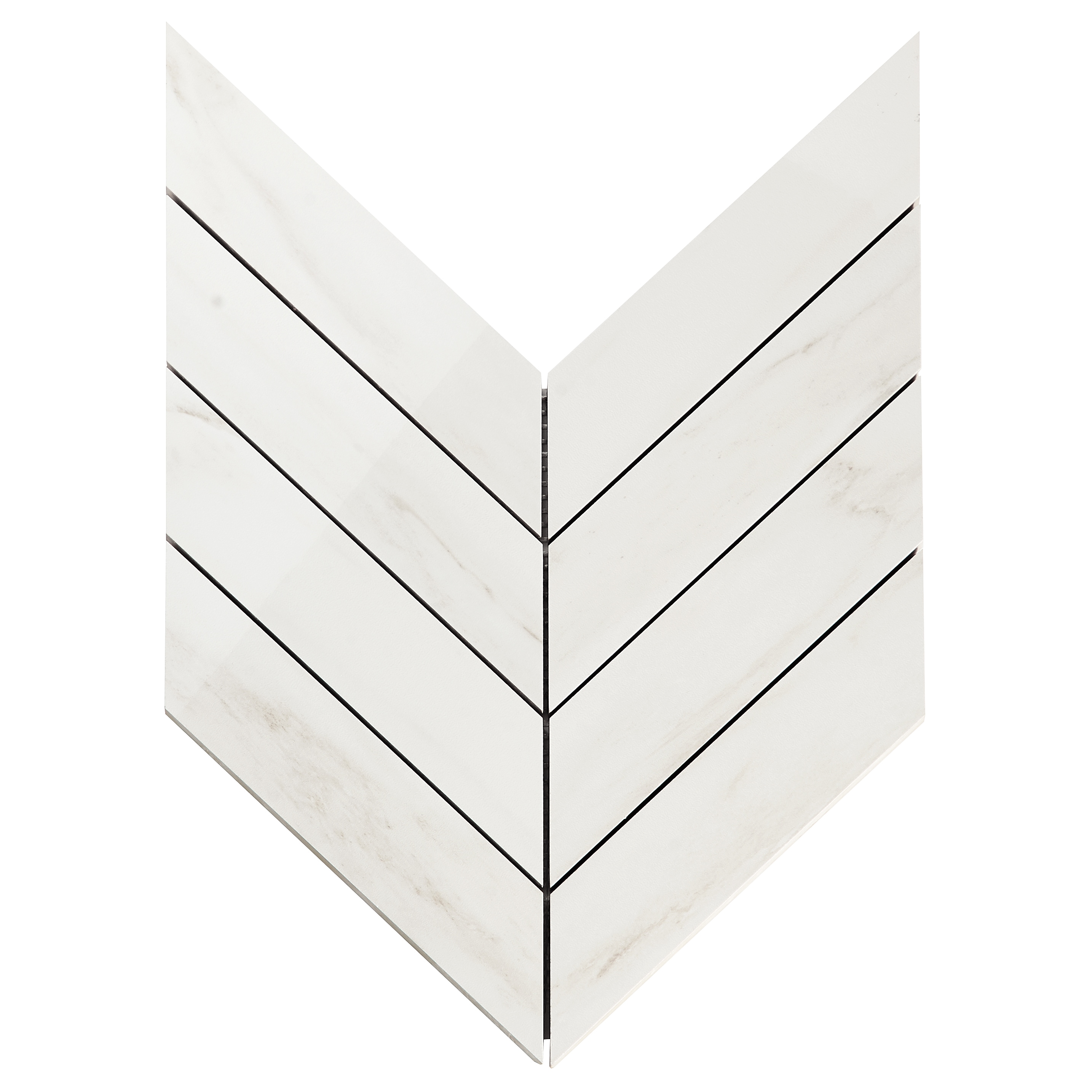 Artmore Tile EXT3RD107353 Sample - Enigma Dolomite Snow 4-in x 8-in Matte Porcelain Marble look