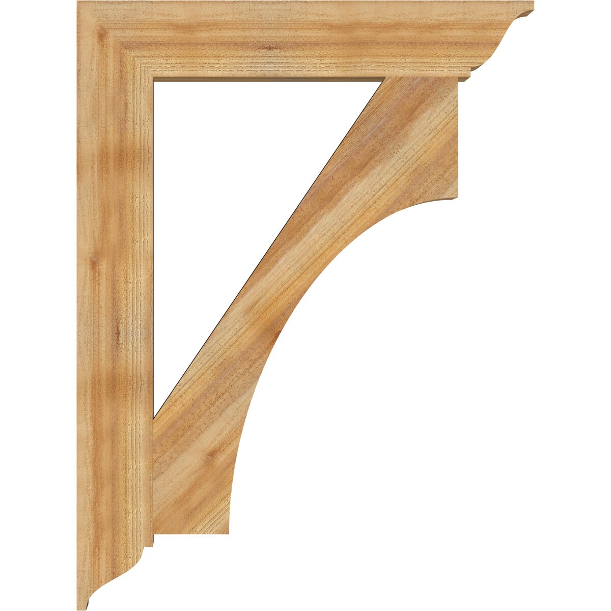 Ekena Millwork BKT06X36X48WTL01RWR Exterior-Brackets-Braces - View #3