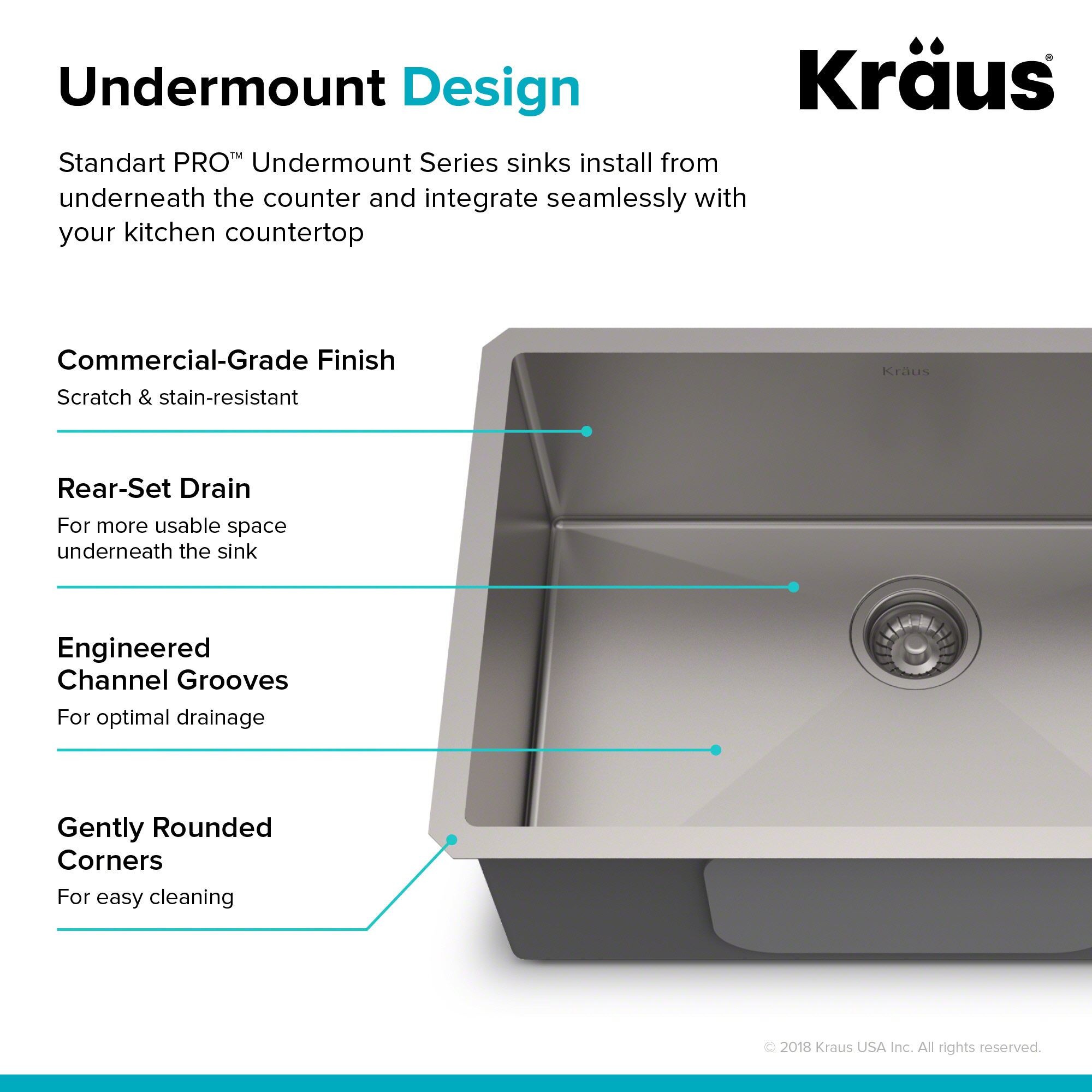 Kraus KHU100-26 Kitchen-Sinks - View #5