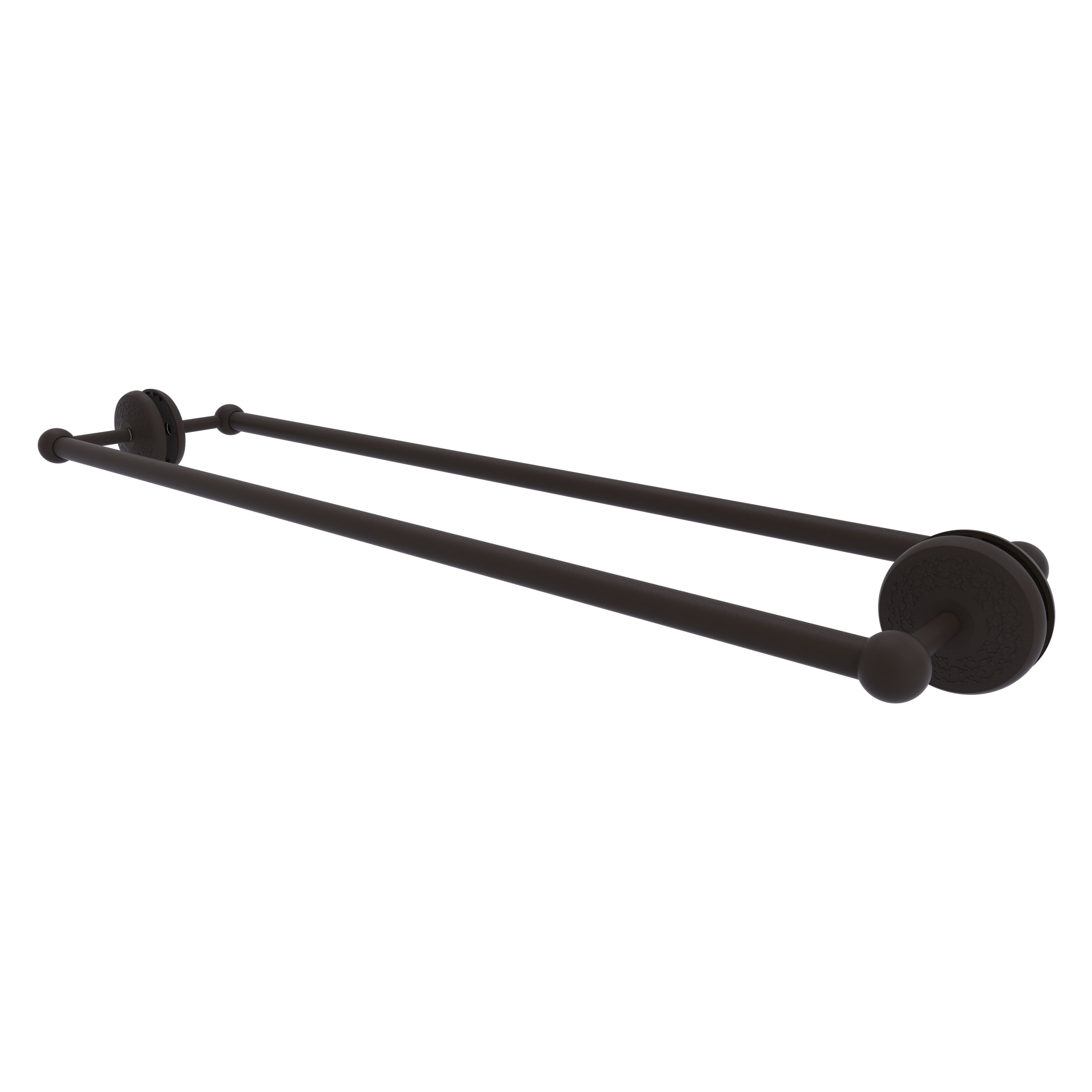 Allied Brass MC-41-BB-30-ORB Monte Carlo 30-in double Oil-rubbed bronze Wall mount Double Towel Bar