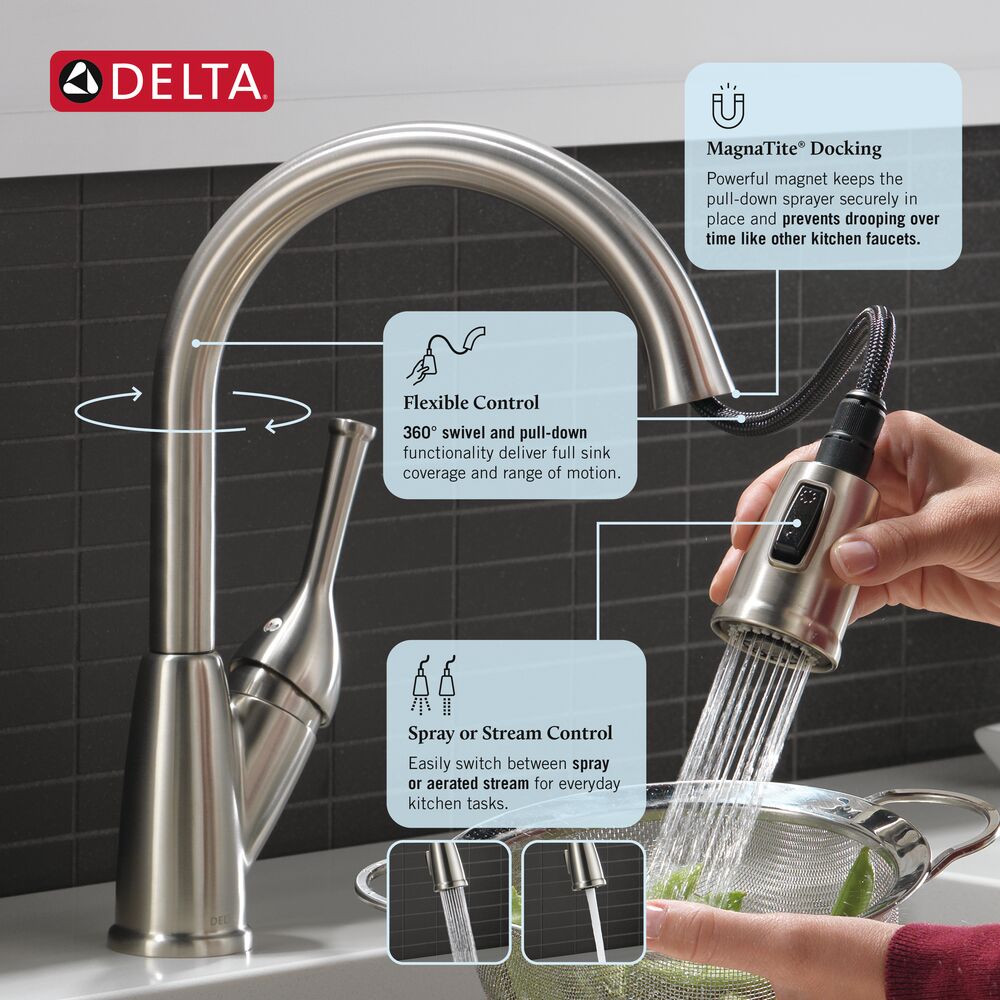 Delta 19810-SS-DST Kitchen-Faucets - View #7