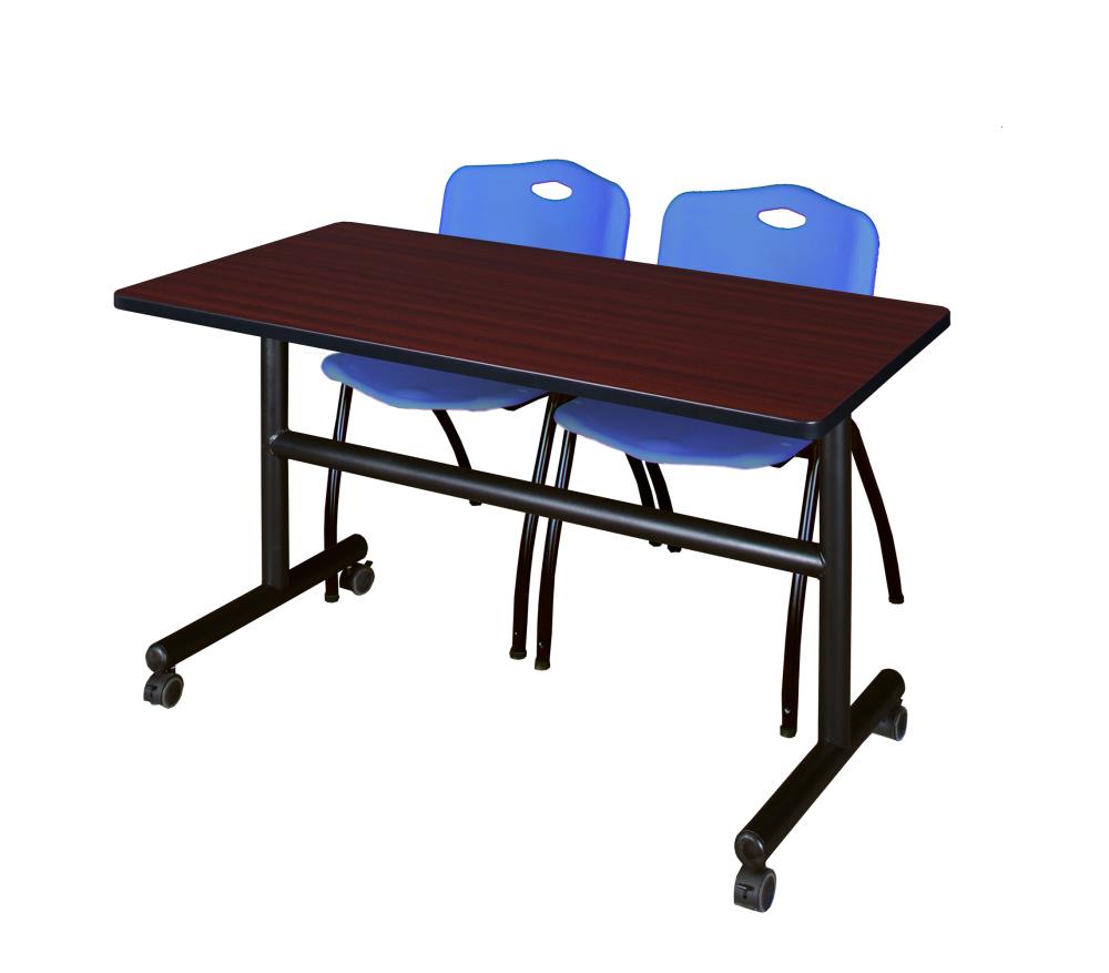 Regency MKFT4830MH47BE Training Brown 4-Person Training Table (48-in W x 29-in H)