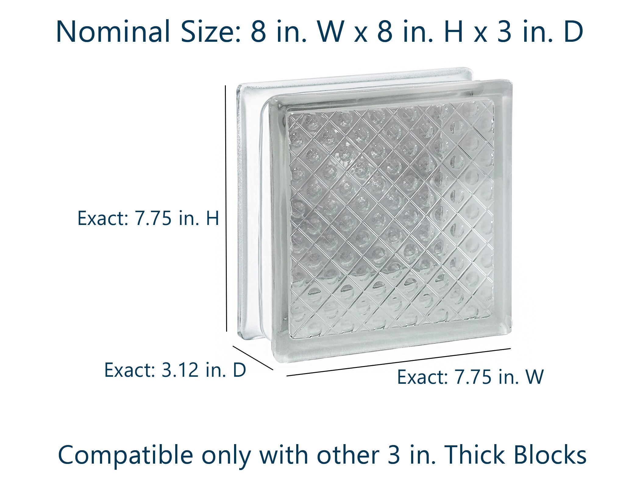REDI2SET GBD883 Glass-Block - View #2