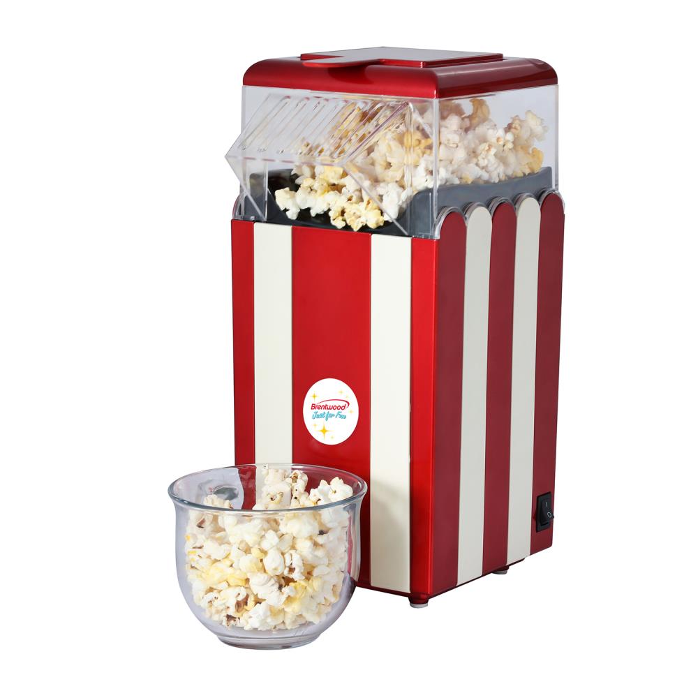 Elite Gourmet Fast Hot Air Popcorn Popper, 1300W Electric Popcorn Maker  with Measuring Cup & Butter Melting Tray, Oil-Free, Great for Home Party  Kids