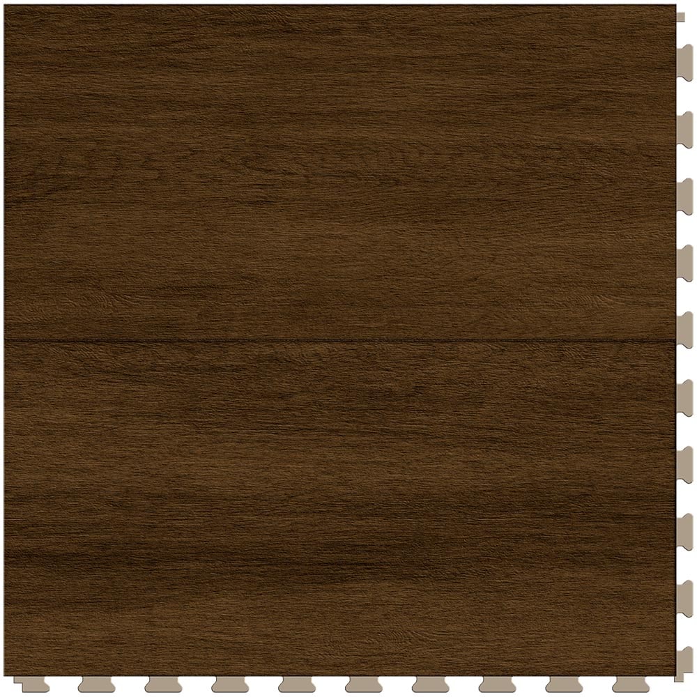 Perfection Floor Tile Vintage Wood Collection 6-Piece 20-in x 20-in Chestnut Vinyl Tile