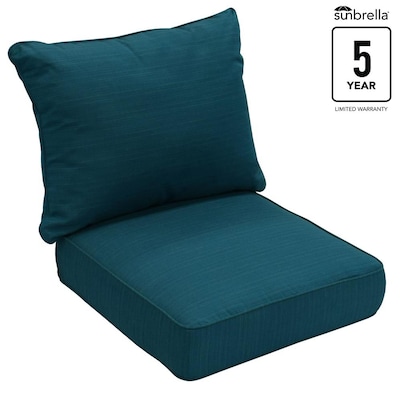Allen Roth Sunbrella 2 Piece Deep Sea, Sunbrella Replacement Cushions For Outdoor Furniture