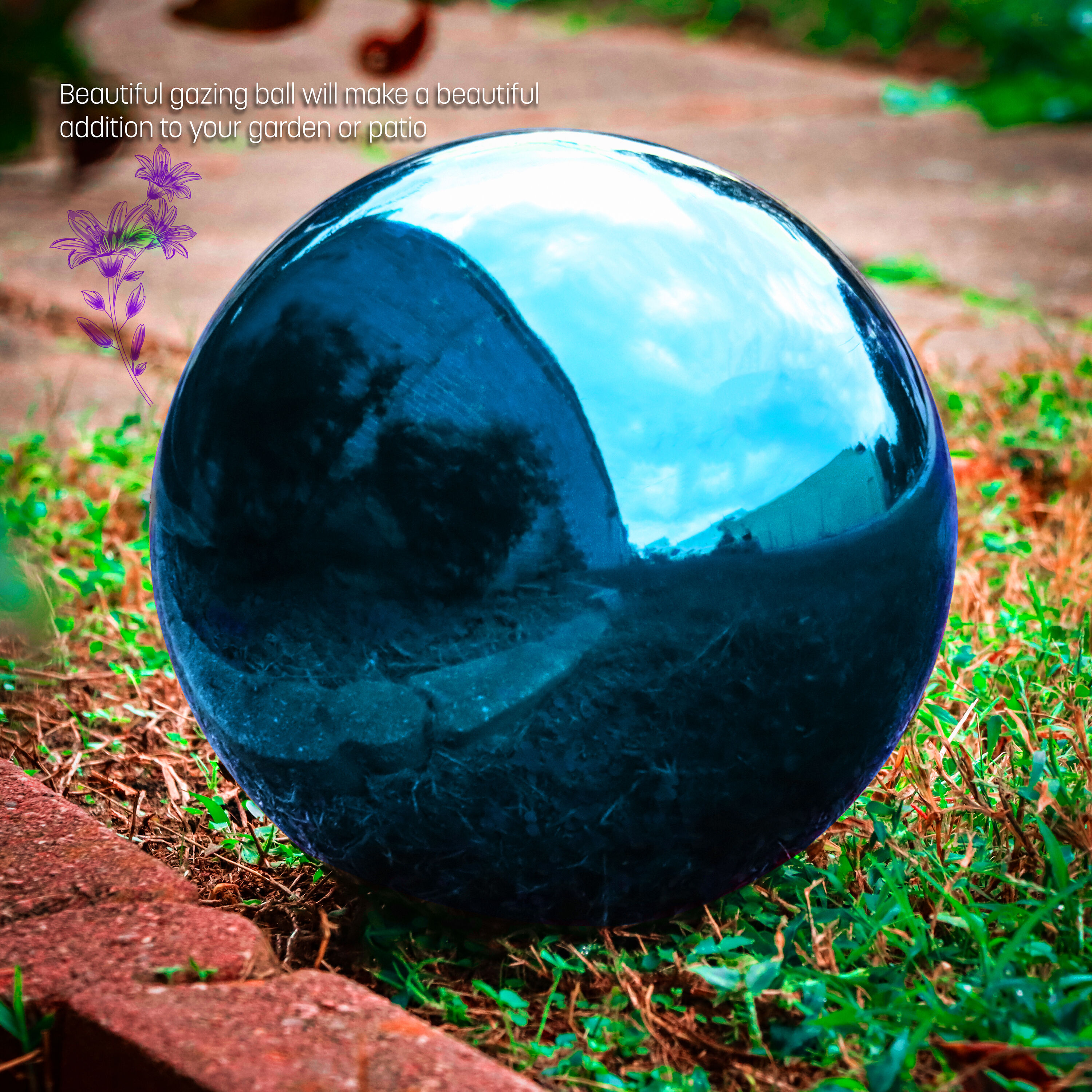Trademark Innovations BALL-GZNG-BU Gazing-Ball-Stand - View #3