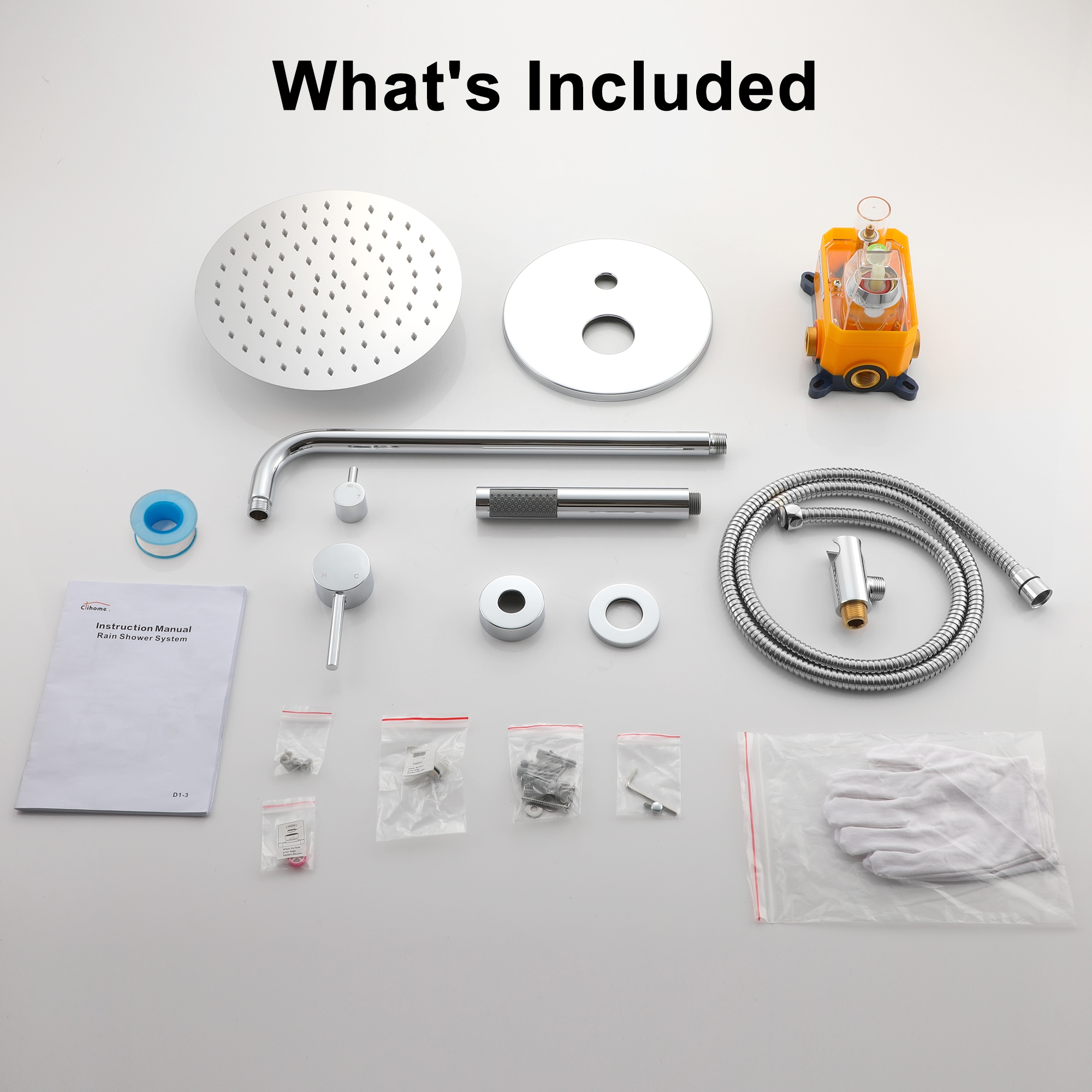 Clihome CHMS-8CH-A3543 Showerhead-Bar-Panels - View #7