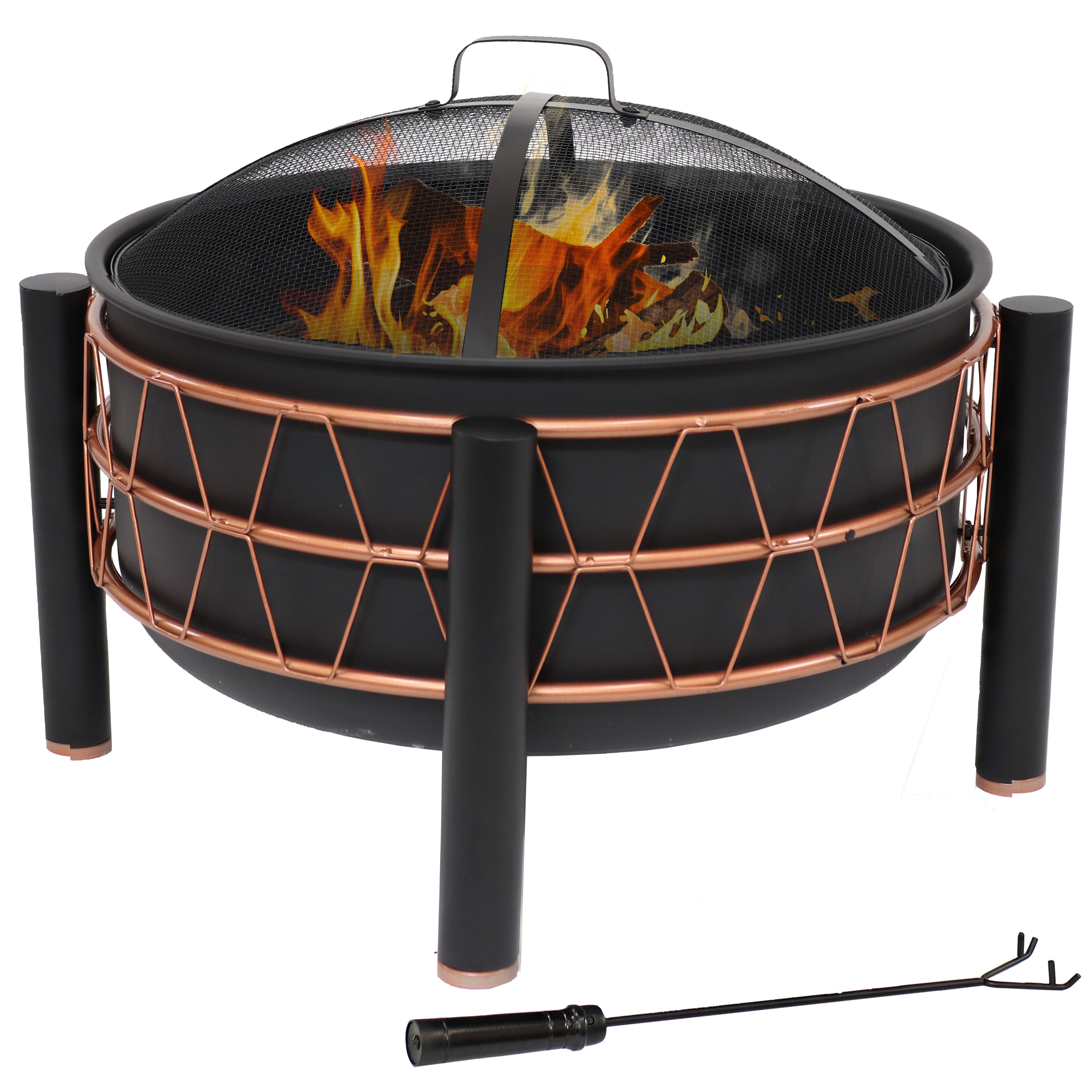 Fire pit hotsell grill lowes