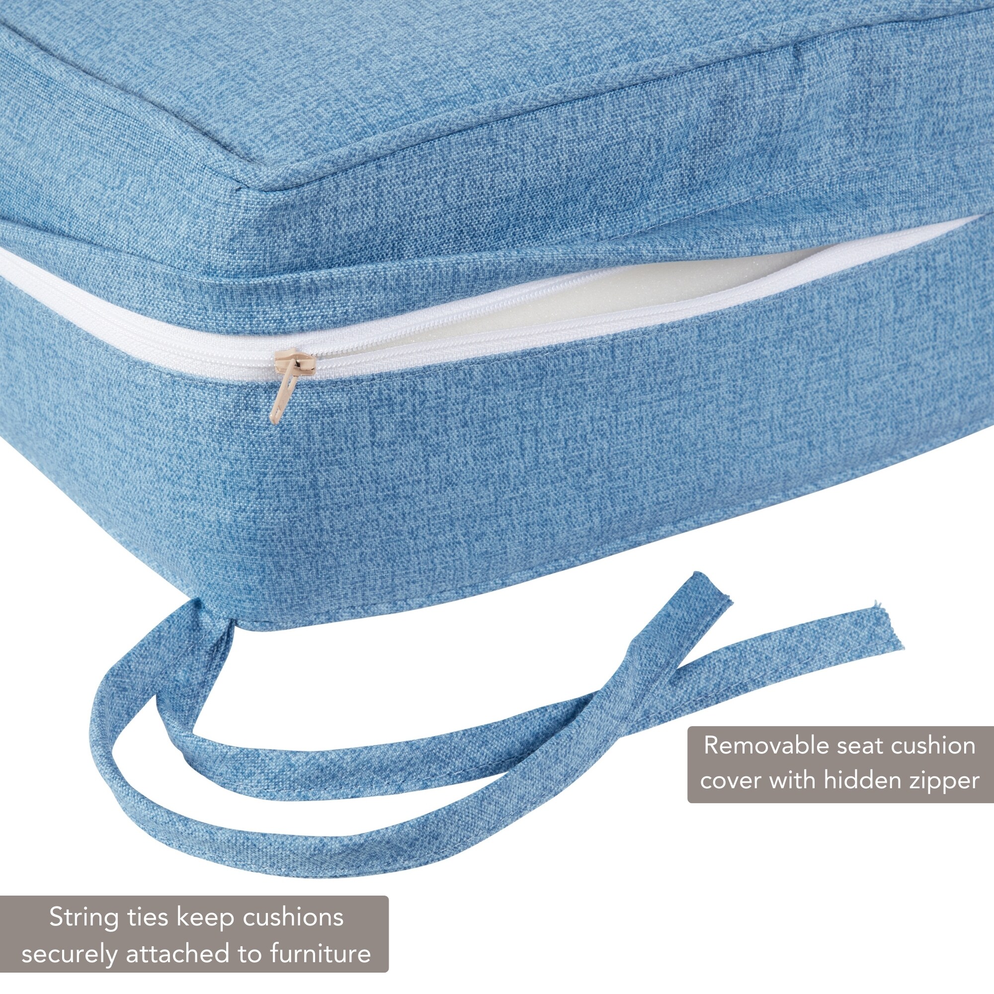 Greendale Home Fashions OC7820-DENIM Patio-Furniture-Cushions - View #4