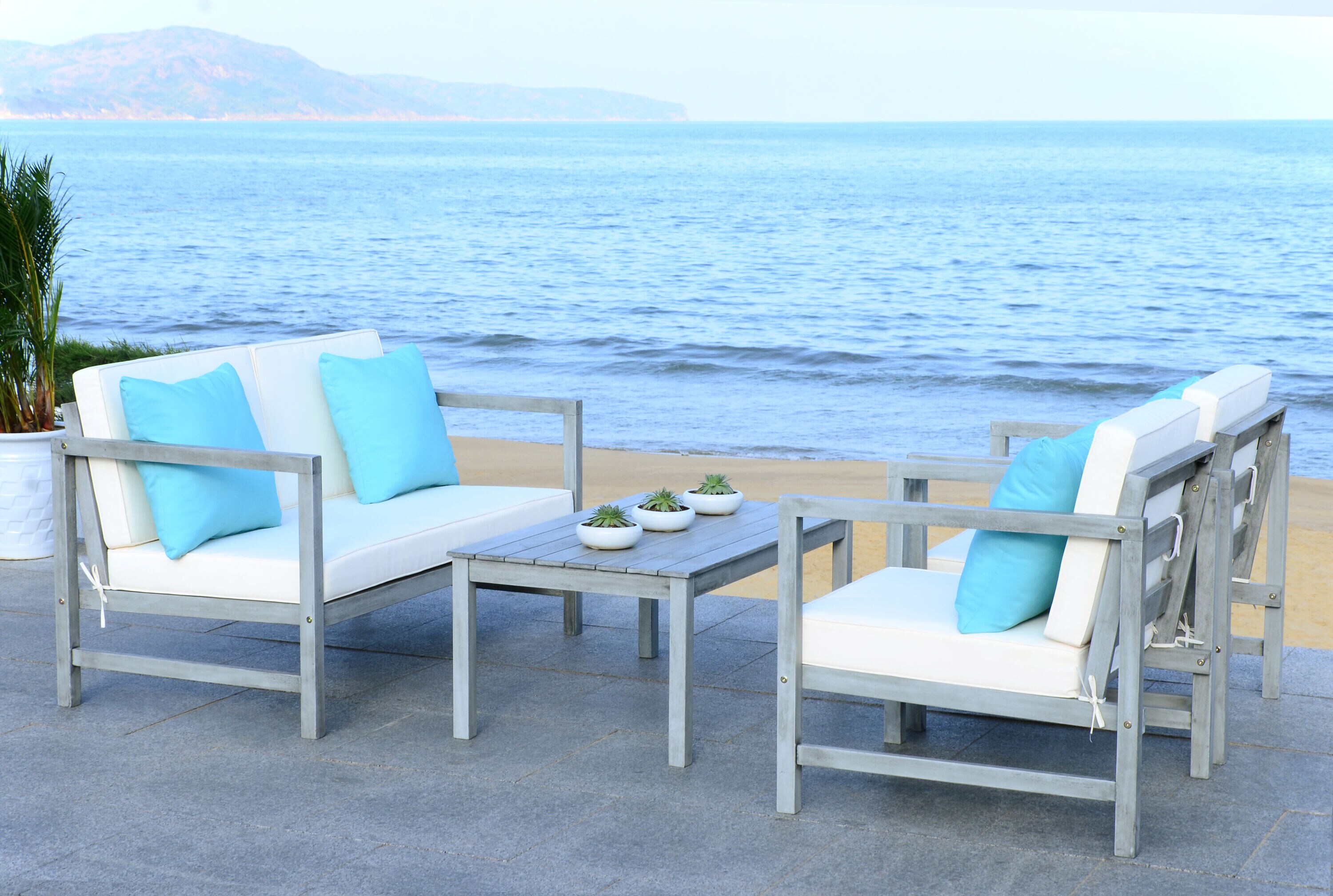 Safavieh PAT7030B Patio-Conversation-Sets - View #3