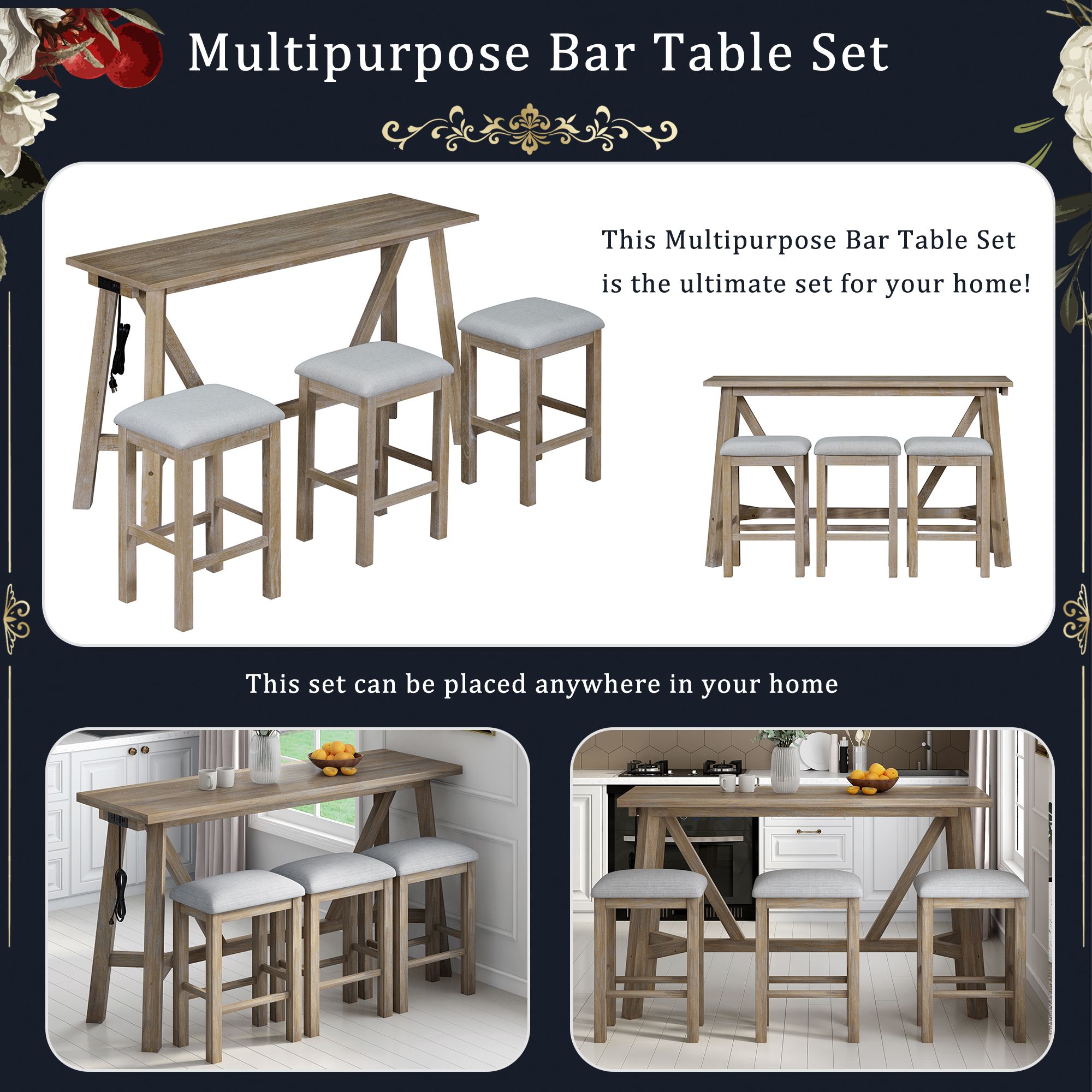 Nestfair DBT10019D Dining-Sets - View #4