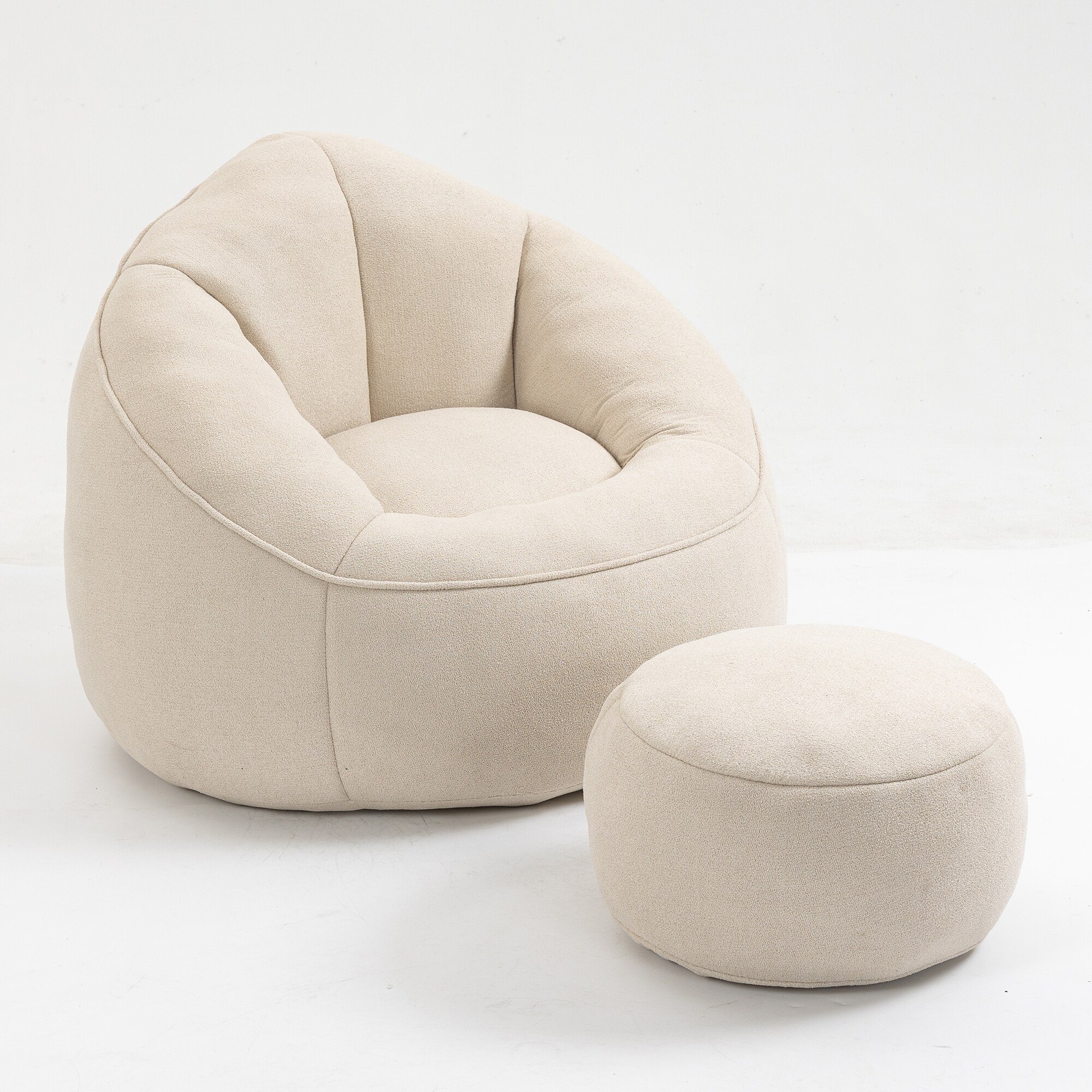 CESICIA SY-CH31 Modern Beige Microfiber Accent Chair
