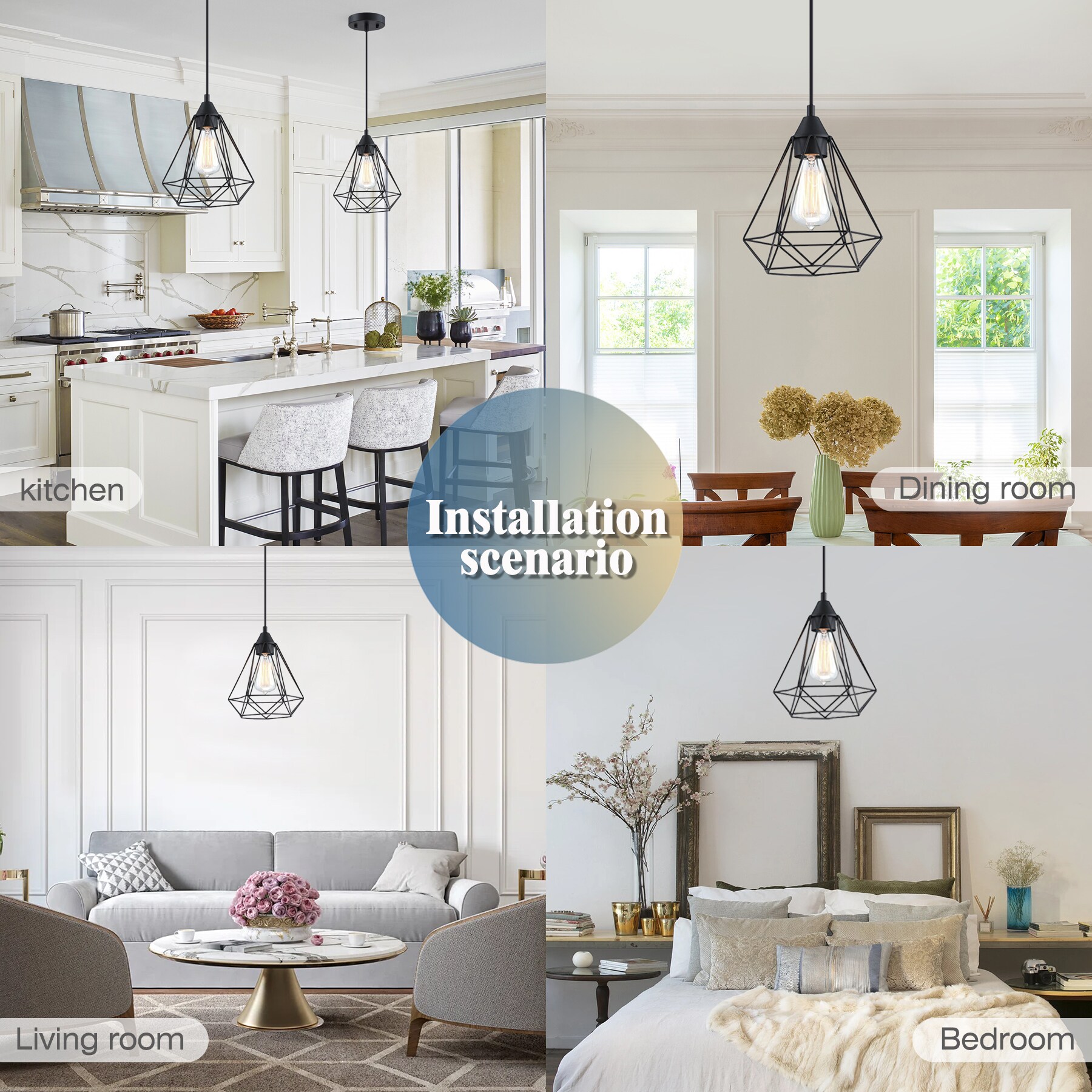 WELLFOR TTC12201 Pendant-Lights - View #8
