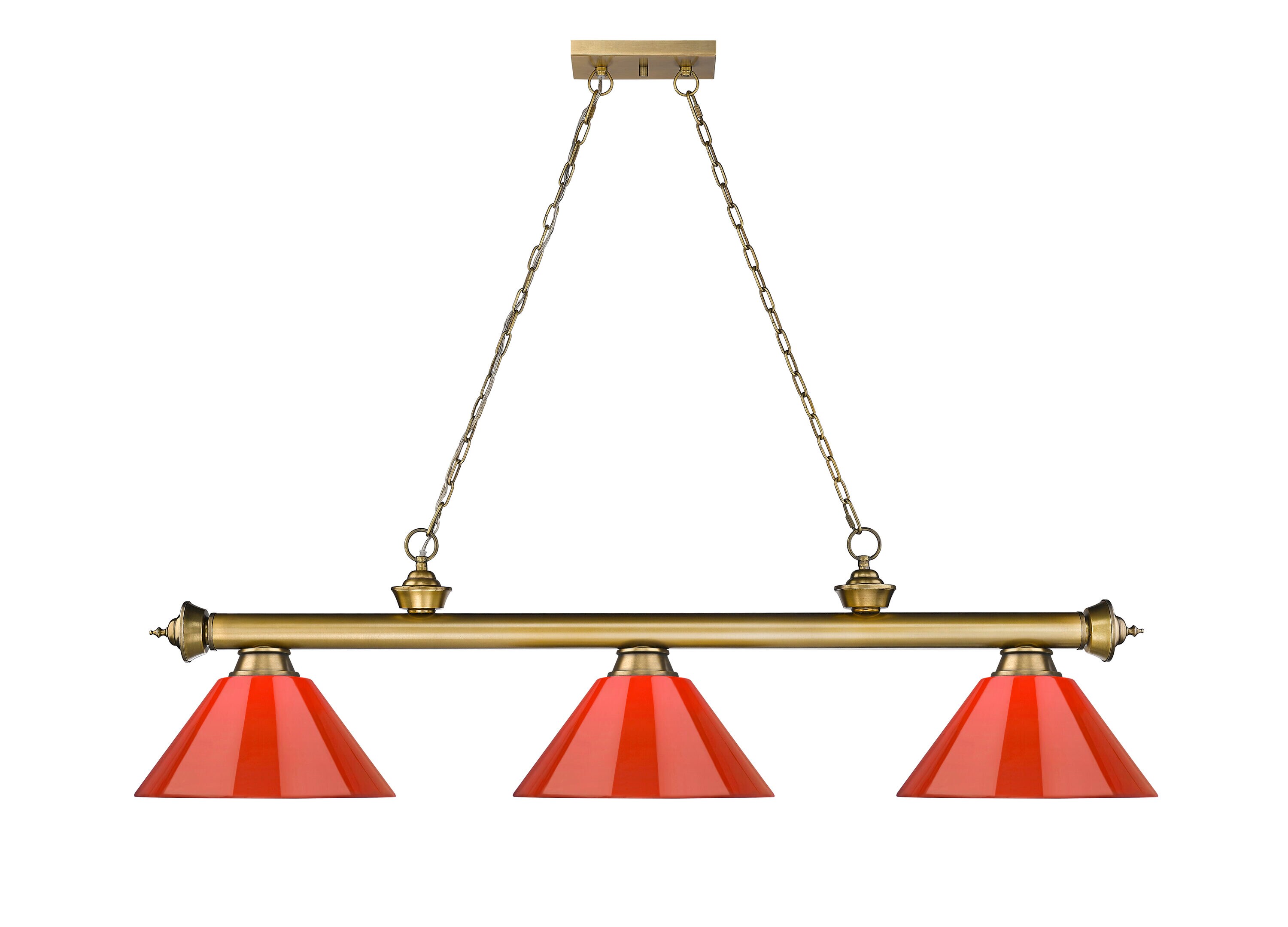 Z-Lite 2306-3RB-PRD Pool-Table-Lighting - View #2