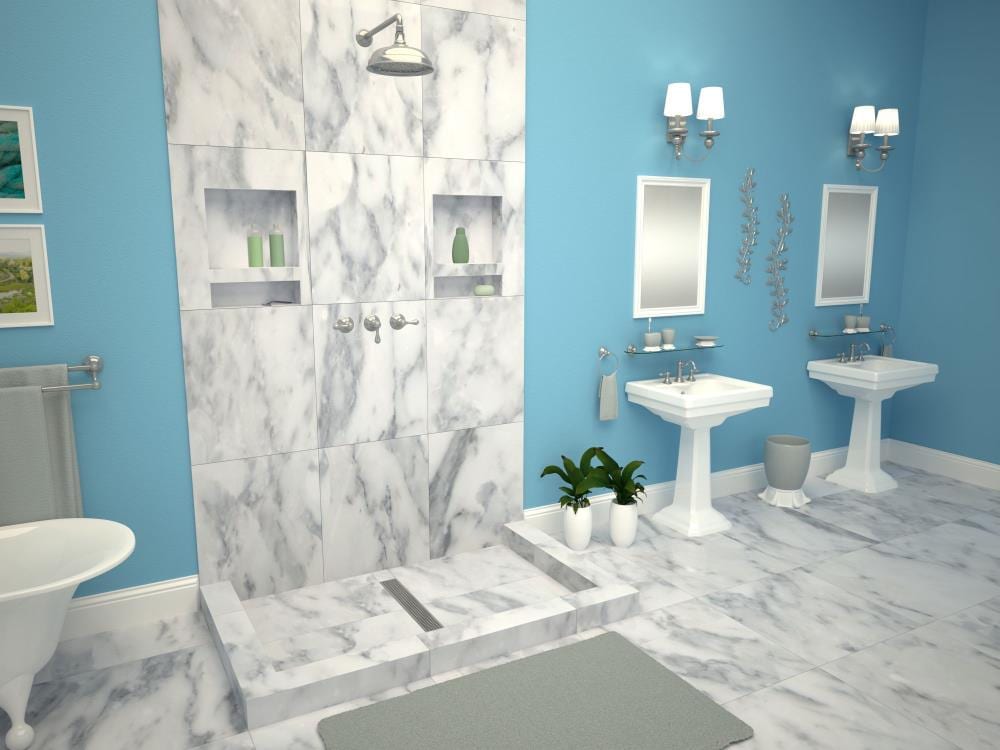 Tile Redi RT3648CTC-PVC-BN Shower-Floors - View #5