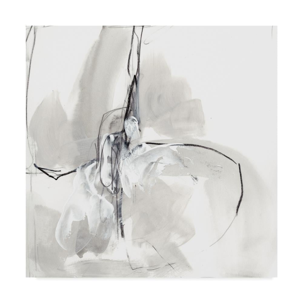 Trademark Fine Art WAG05102-C1414GG Framed 14-in H x 14-in W Abstract Print on Canvas