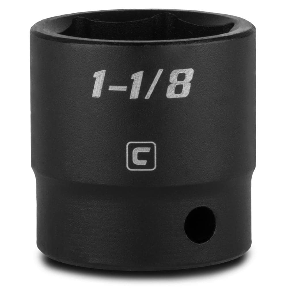 Capri Tools CP55063 Standard (SAE) 1/2-in Drive 1-1/8-in 6-point Impact Socket Individual