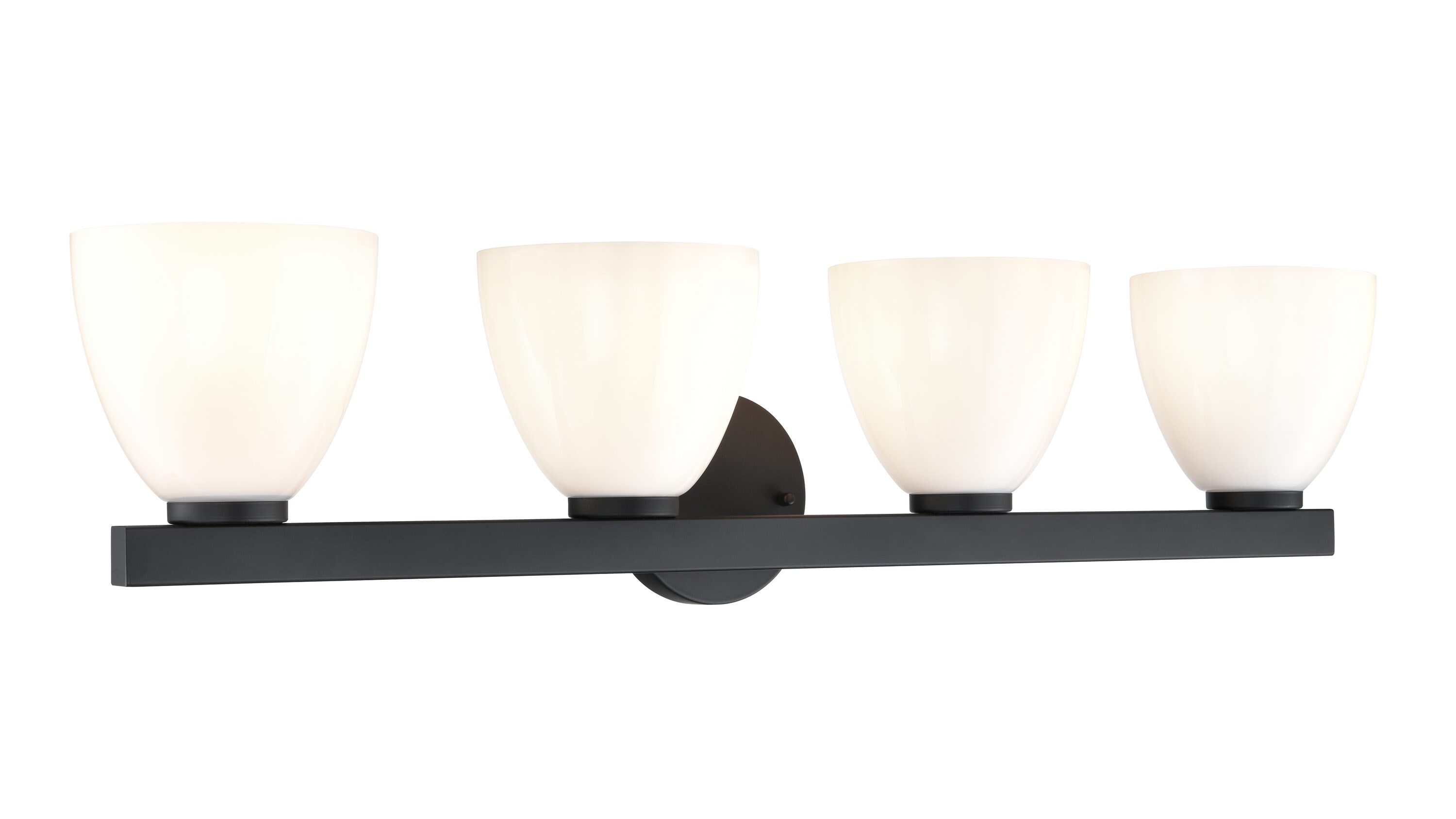 Millennium Lighting Apria 33-in 4 Light Matte Black Modern/contemporary Bathroom Vanity light
