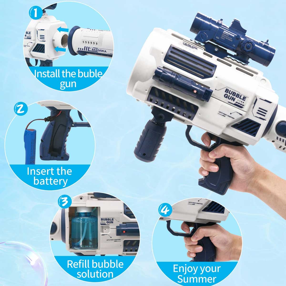 Aoibox LABBM2920 Fog-Bubble-Machines - View #4