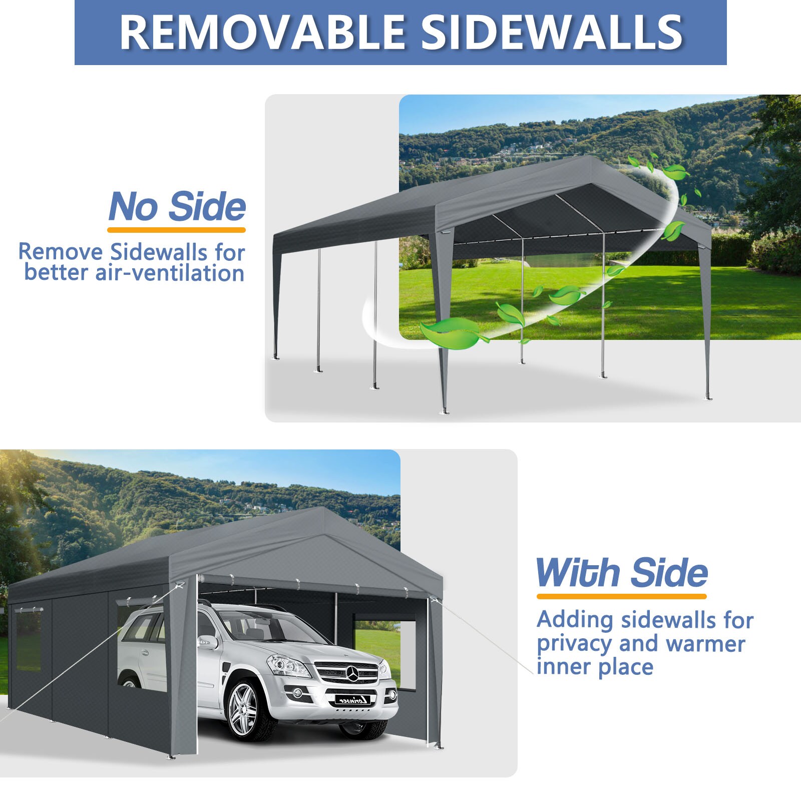 Winado LO1G57001077 Carport-Covers - View #6