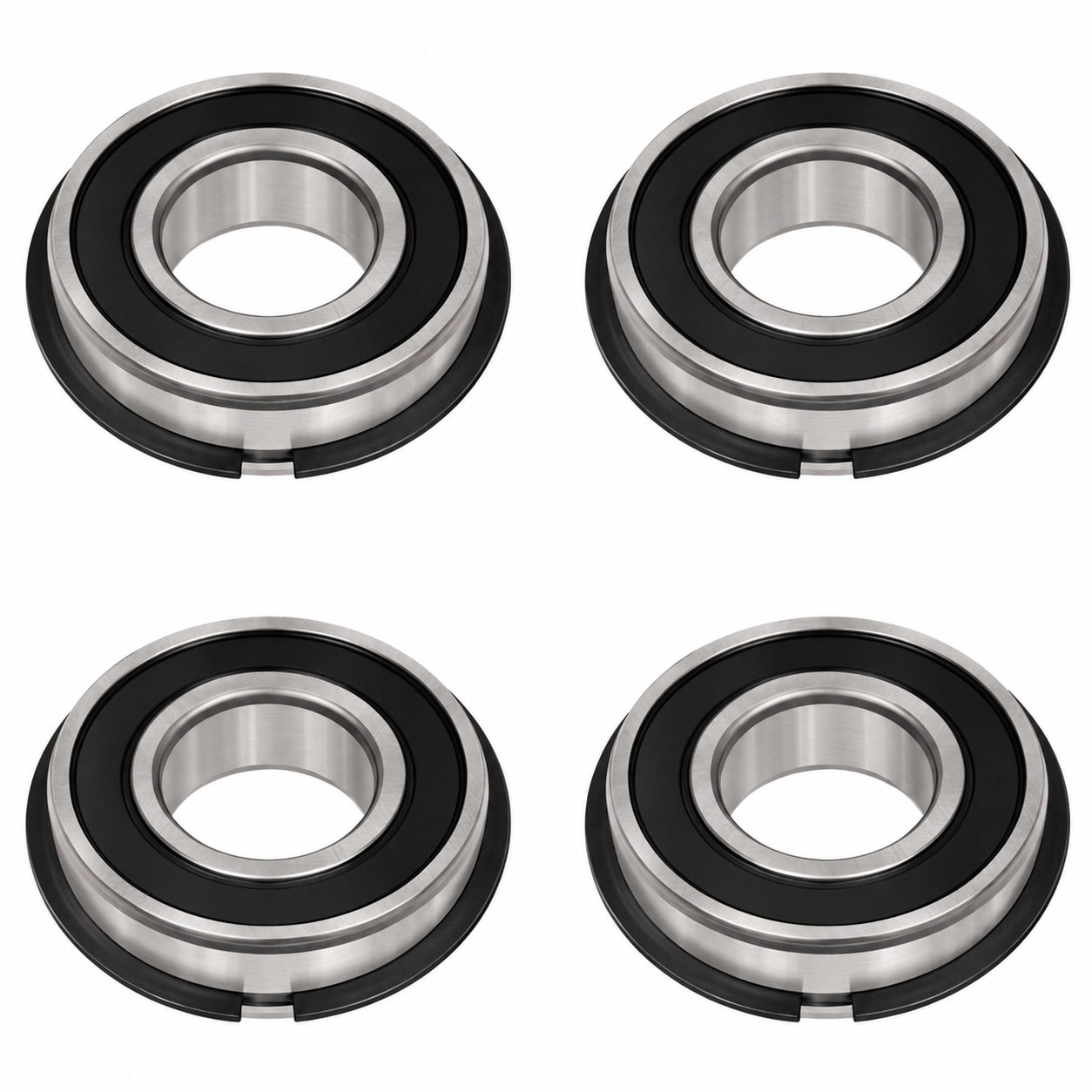 Spring Support Packing Aoibox 4 Pack Garage Door Torsion Spring Precision Bearings with 1 Inch ...