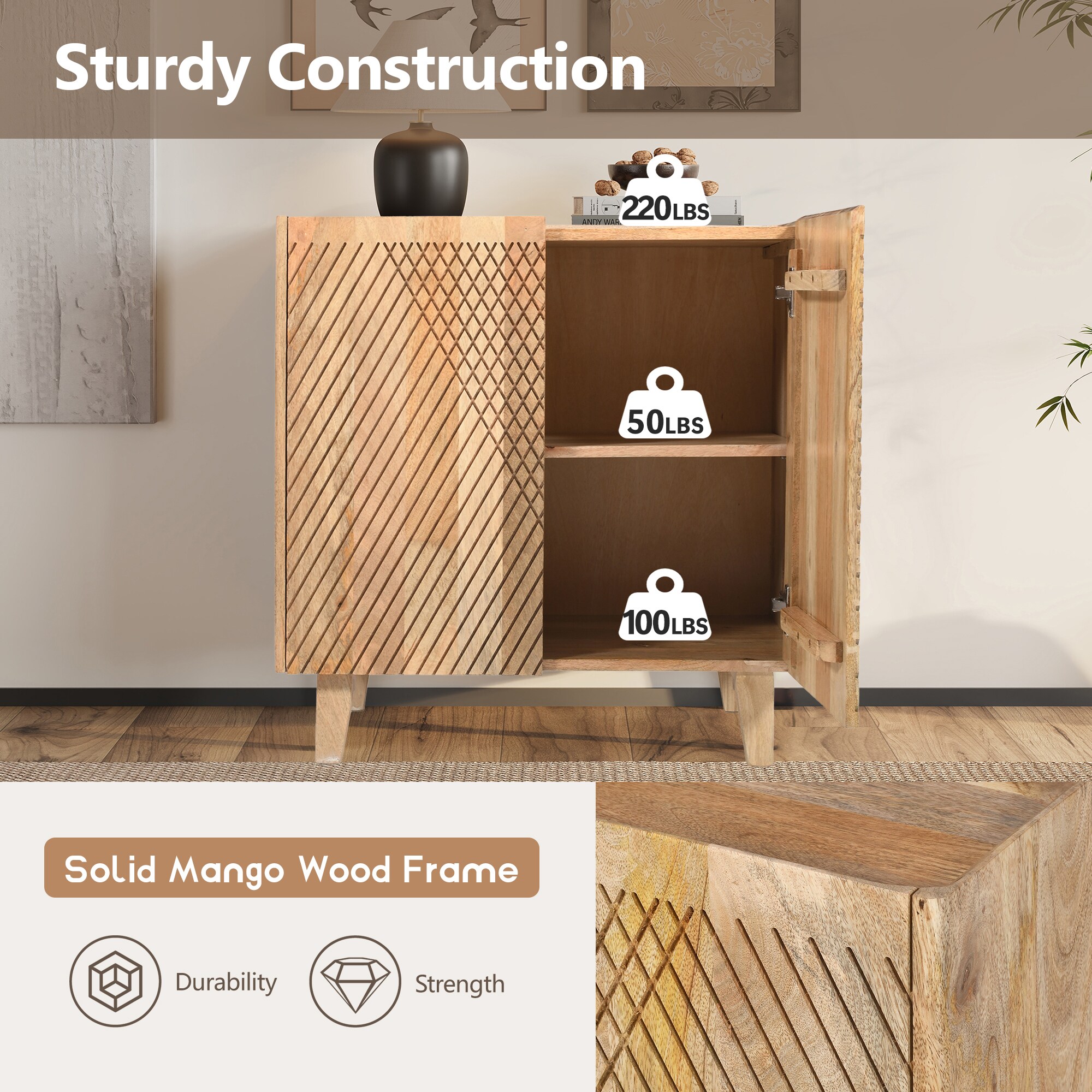 SINOFURN SYA330215YL Dining-Kitchen-Storarge - View #9