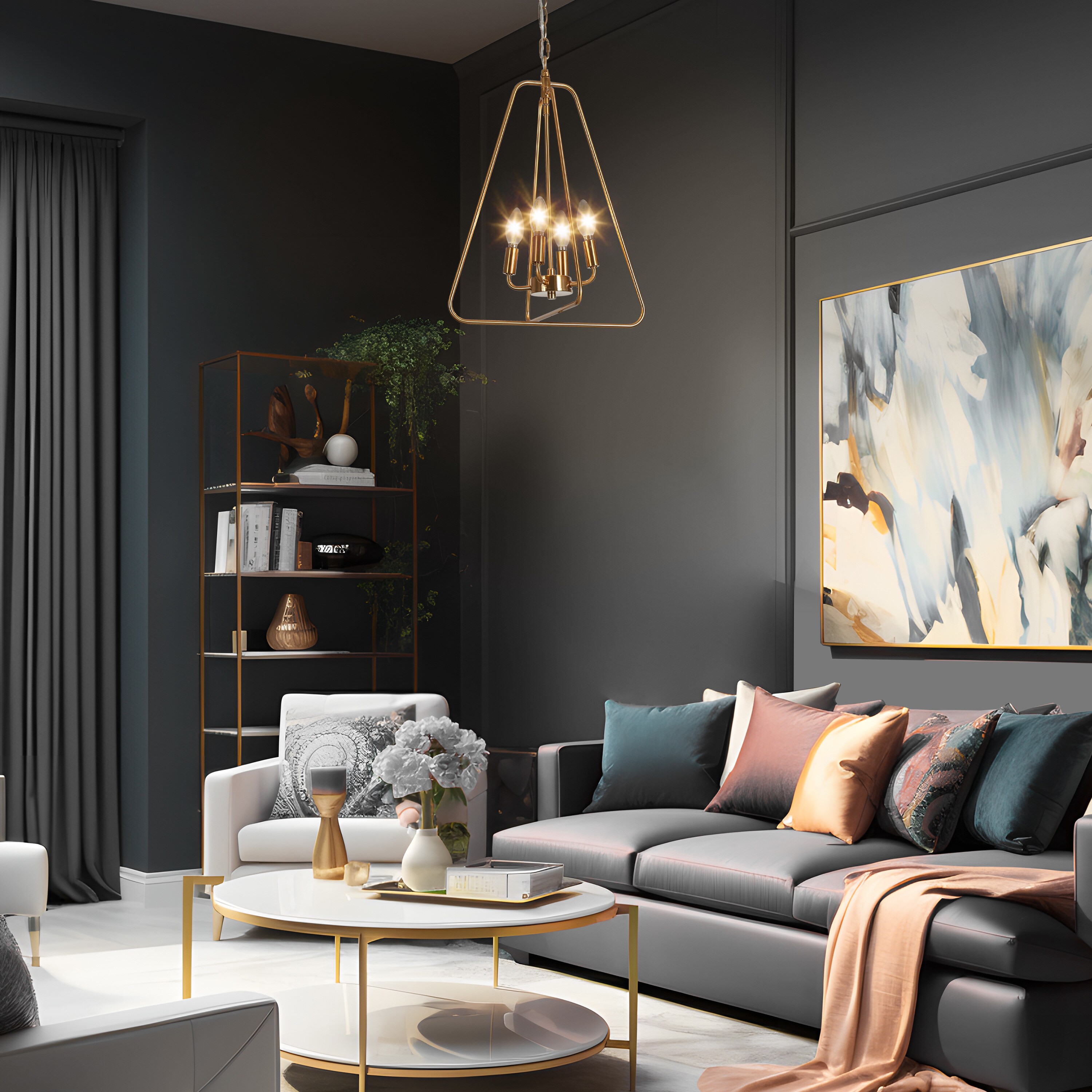 LNC LFMF3Y35262D9C Pendant-Lights - View #2