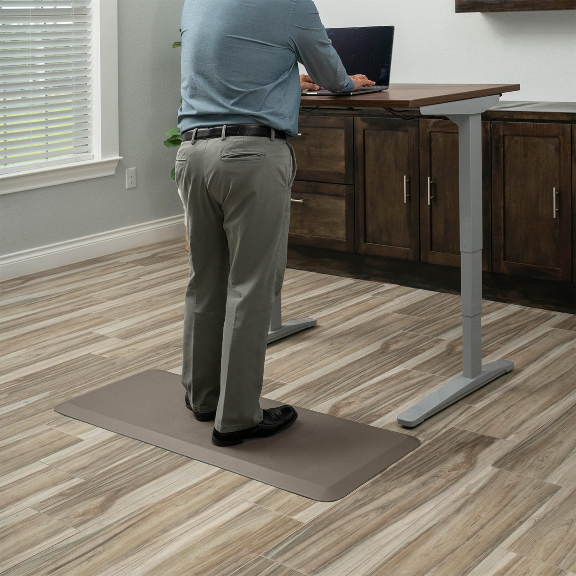 x2 Standing Desk Mat Anti Fatigue Office Kitchen Padded Floor Mat 36 by  24 USA