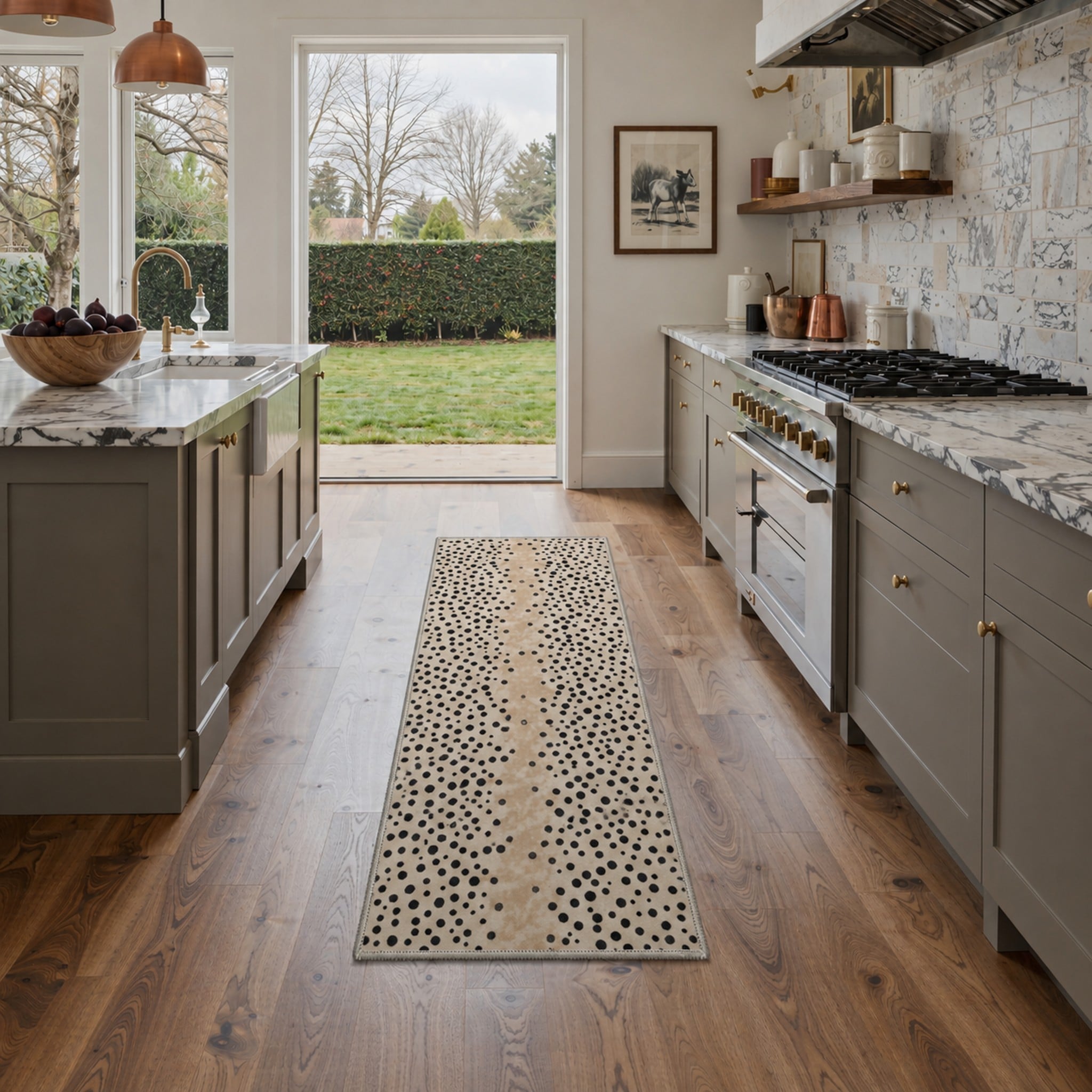 BAVNI ARC5702-OCHRE-2.5X10 rugs - View #2
