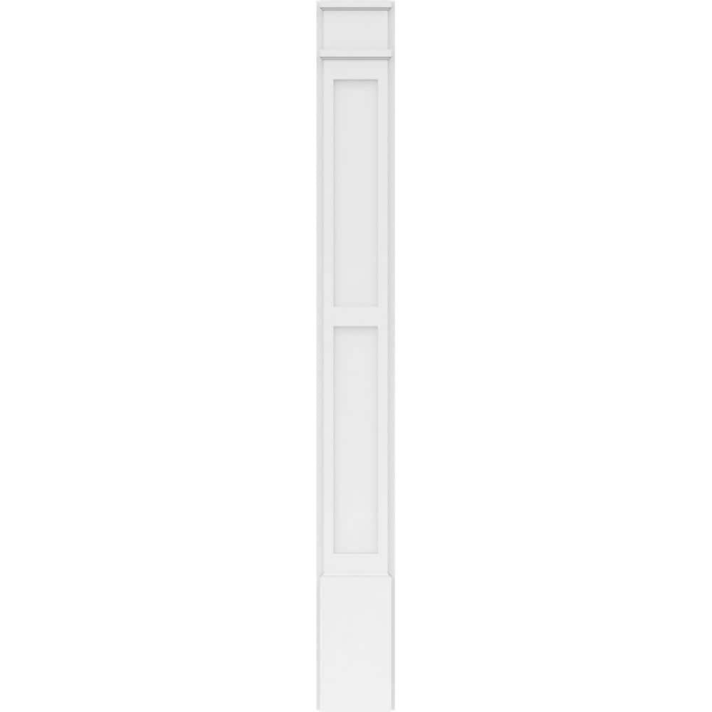 Ekena Millwork PILP08X072DFP02-2 Entry-Door-Casing-Accents - View #3