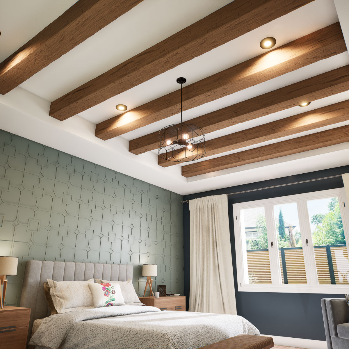 Ekena Millwork BMHH2C0100X060X192TF Faux-Beams - View #9