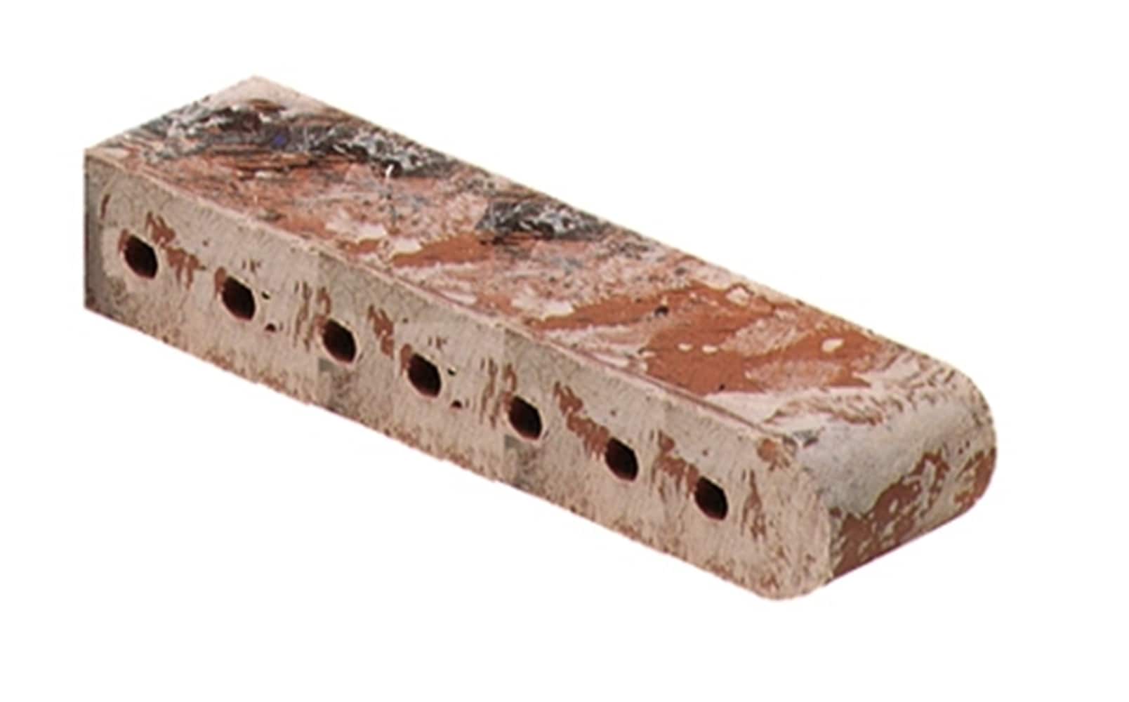 Castaic Brick 6400-04005 12-in x 3.5-in Bullnose Cored Multiple Colors/Finishes Concrete Cored Concrete Block