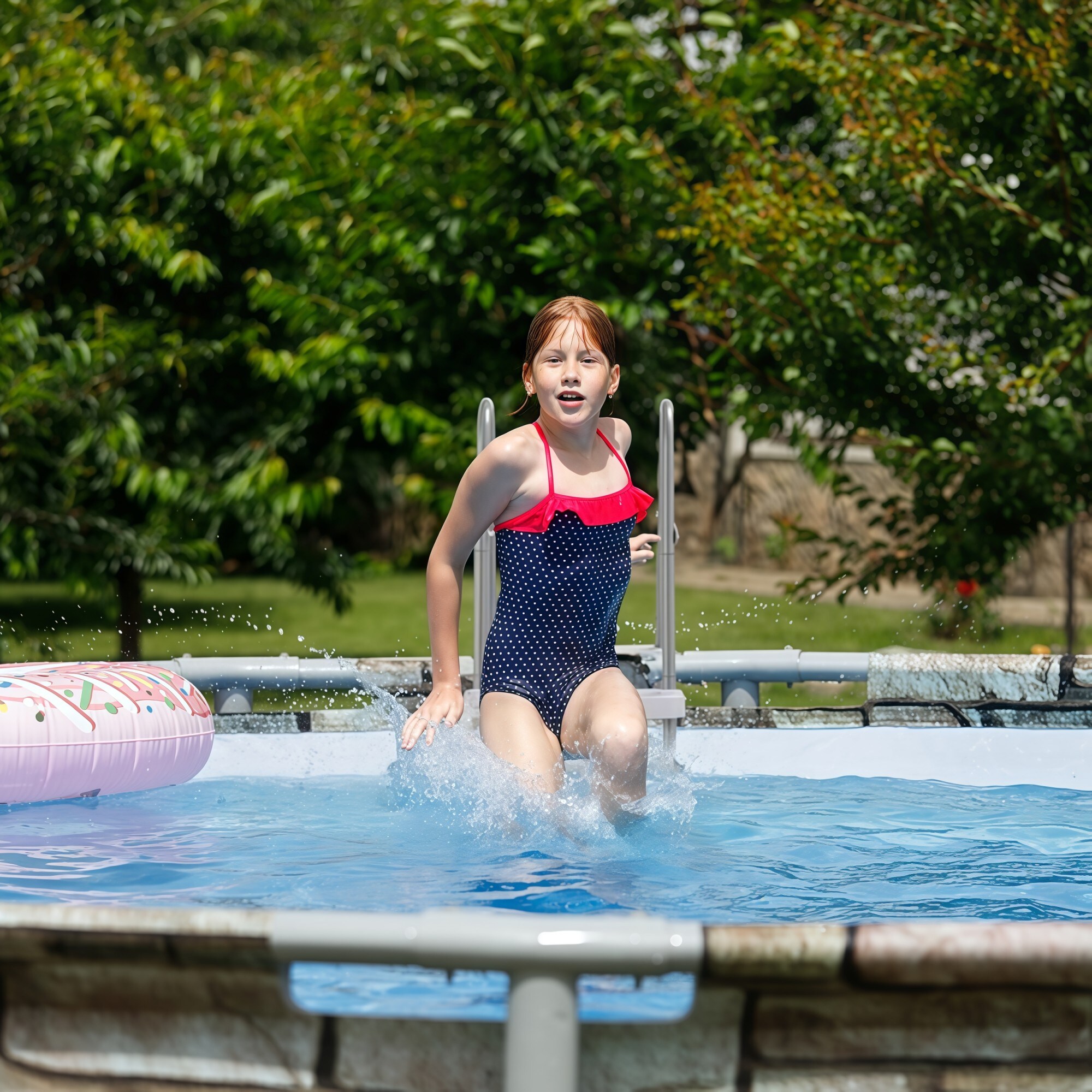 Numhew NHSEAN5214 Above-Ground-Pool-Lad-Steps - View #9
