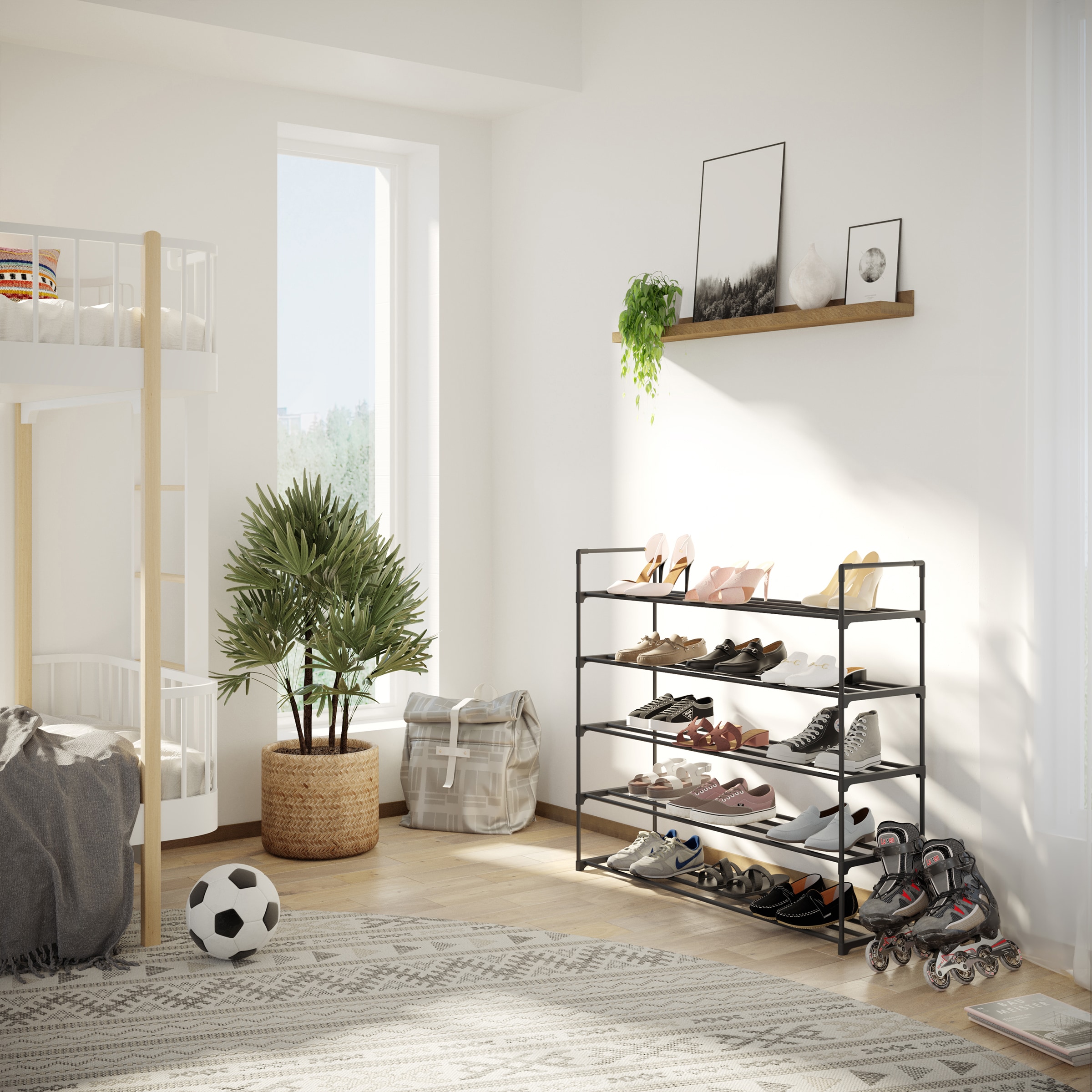 Hastings Home 991100QWH Shoe-Racks - View #6
