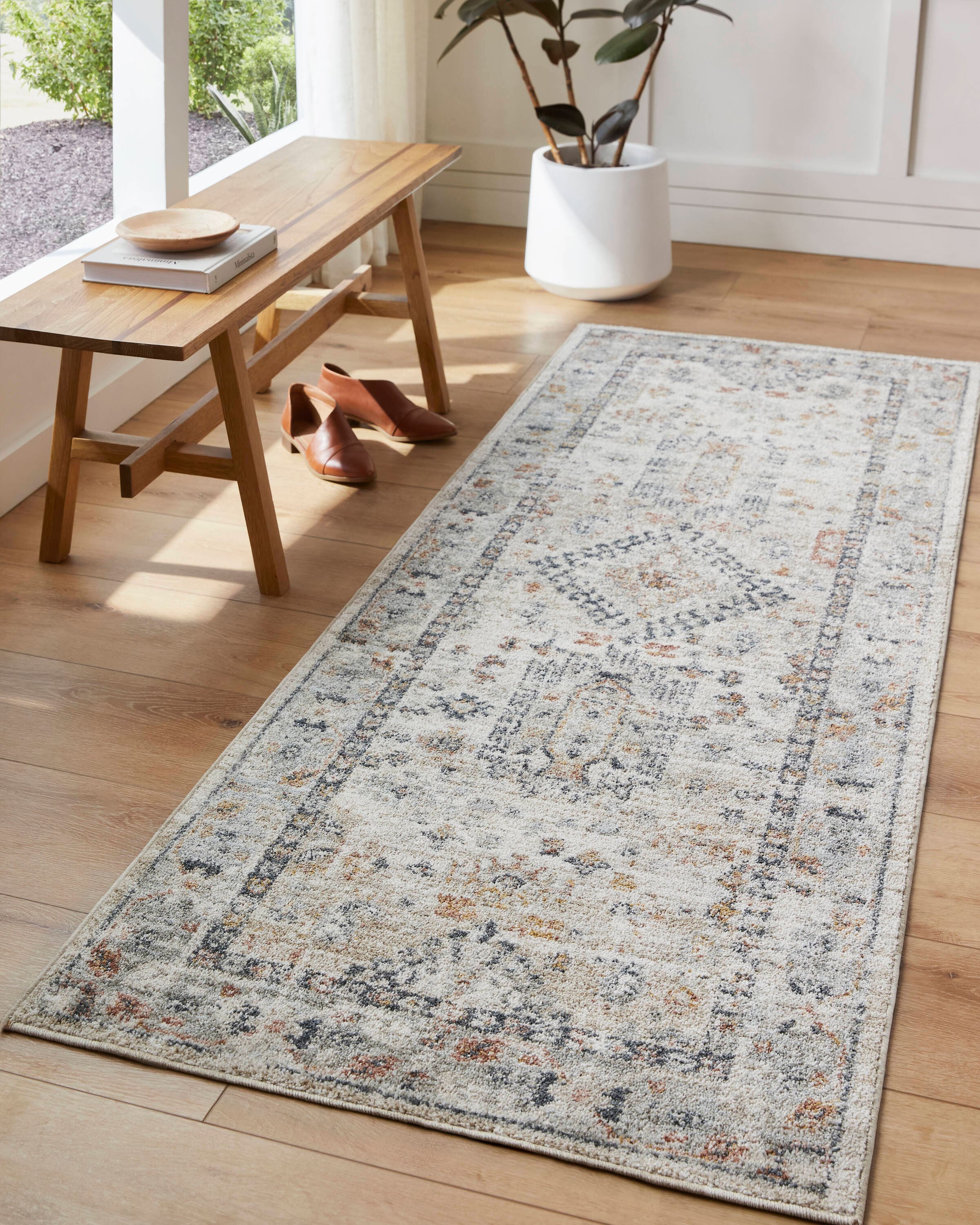 Livabliss BCM2313-2211 Beckham 2 x 2 (ft) Polyester Off-white Rectangular Indoor Global Area rug
