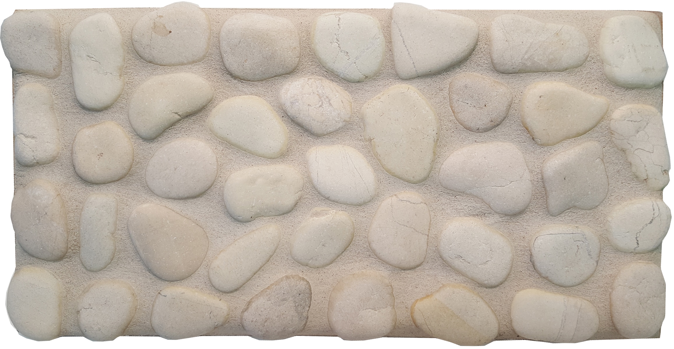 Solistone River Rock Pebbles 10 Pack Brookstone 12 In X 12 In Natural