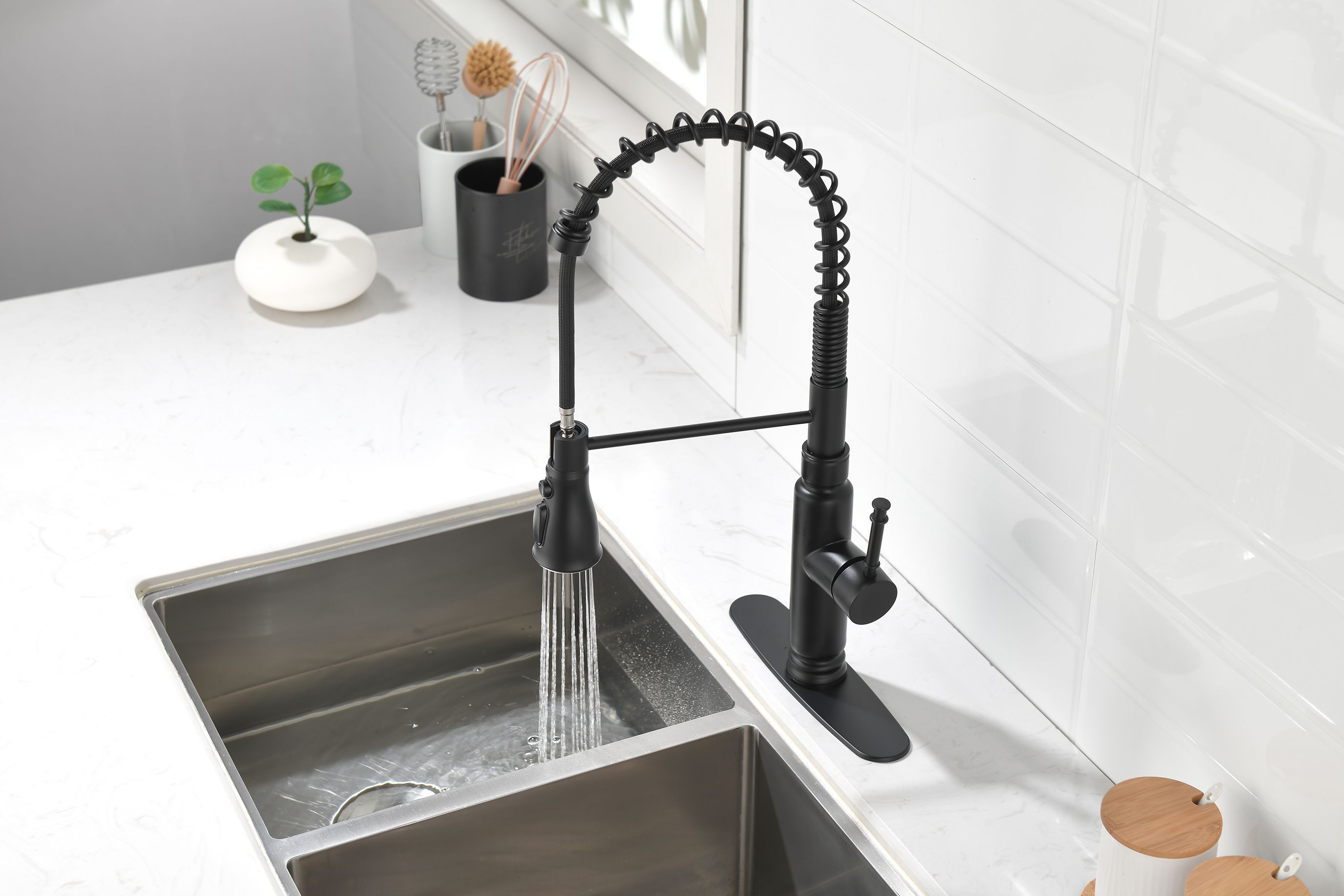 JUSHUA PQ-H2BWTU Kitchen-Faucets - View #4