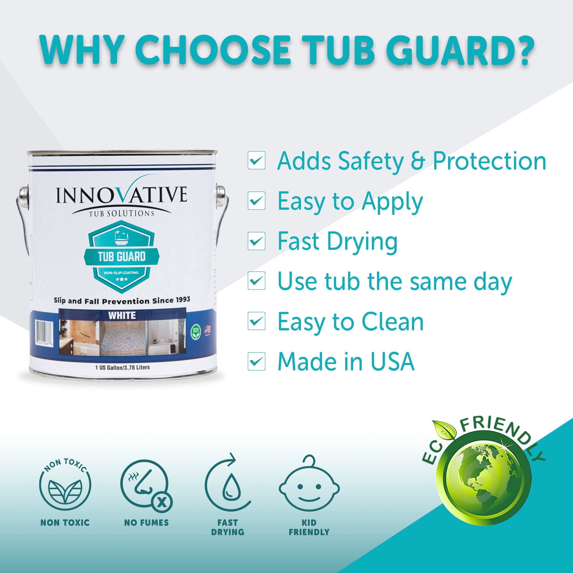 Tub Guard TG-WHITEGAL Resurfacing-Kits - View #5